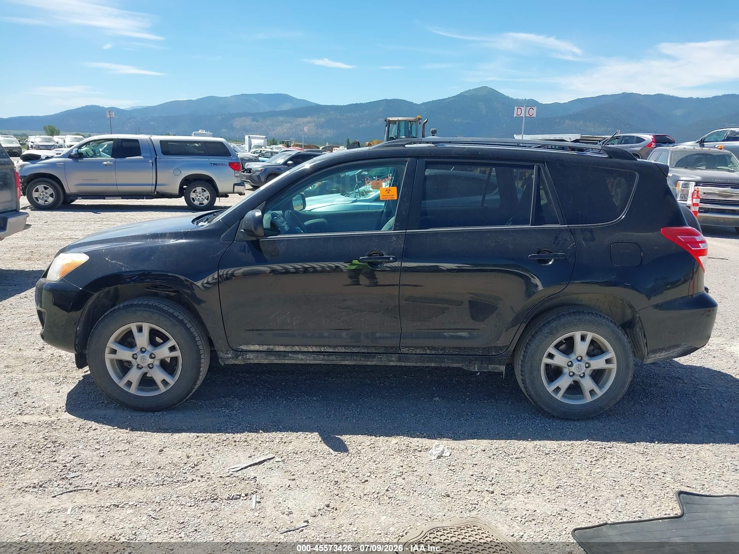 2012 Toyota Rav4   Black vin: 2T3BF4DVXCW208035