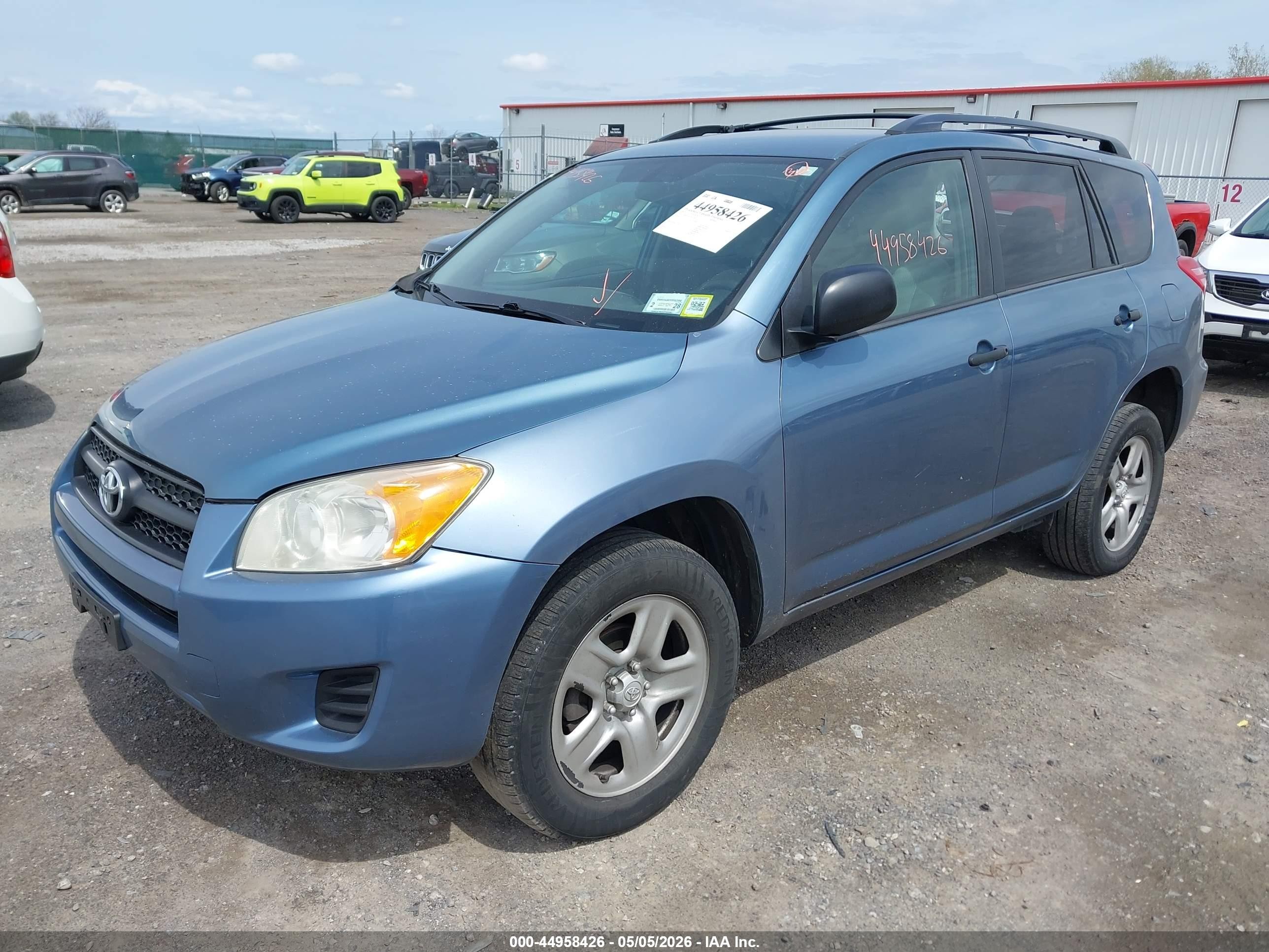 2012 Toyota Rav4   Blue vin: 2T3BF4DVXCW212408