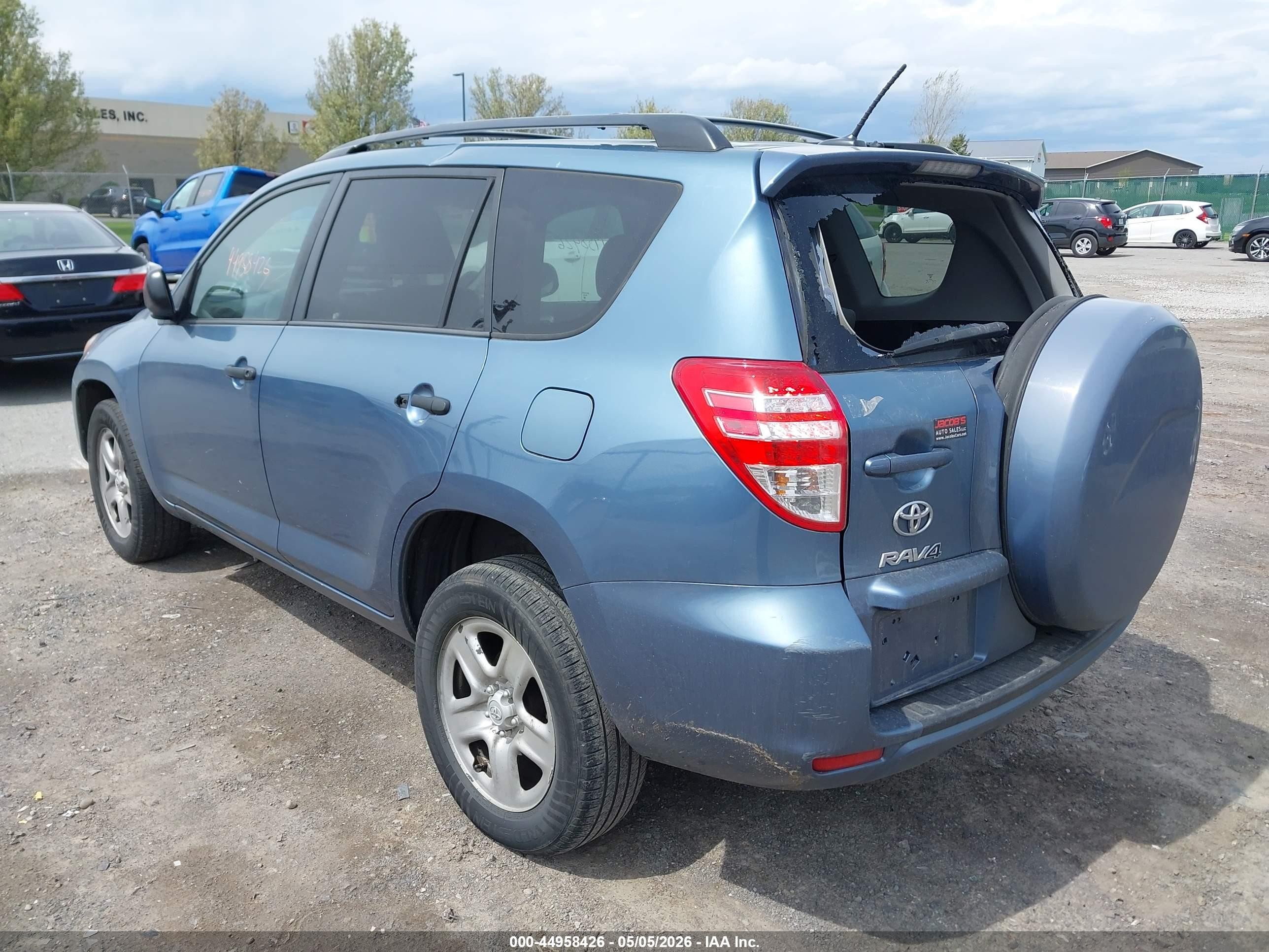 2012 Toyota Rav4   Blue vin: 2T3BF4DVXCW212408