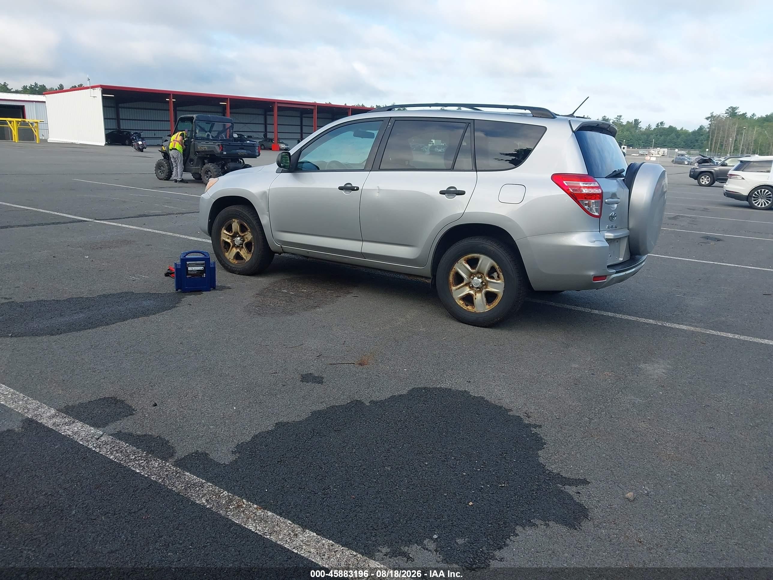 2012 Toyota Rav4   Silver vin: 2T3BF4DVXCW218094