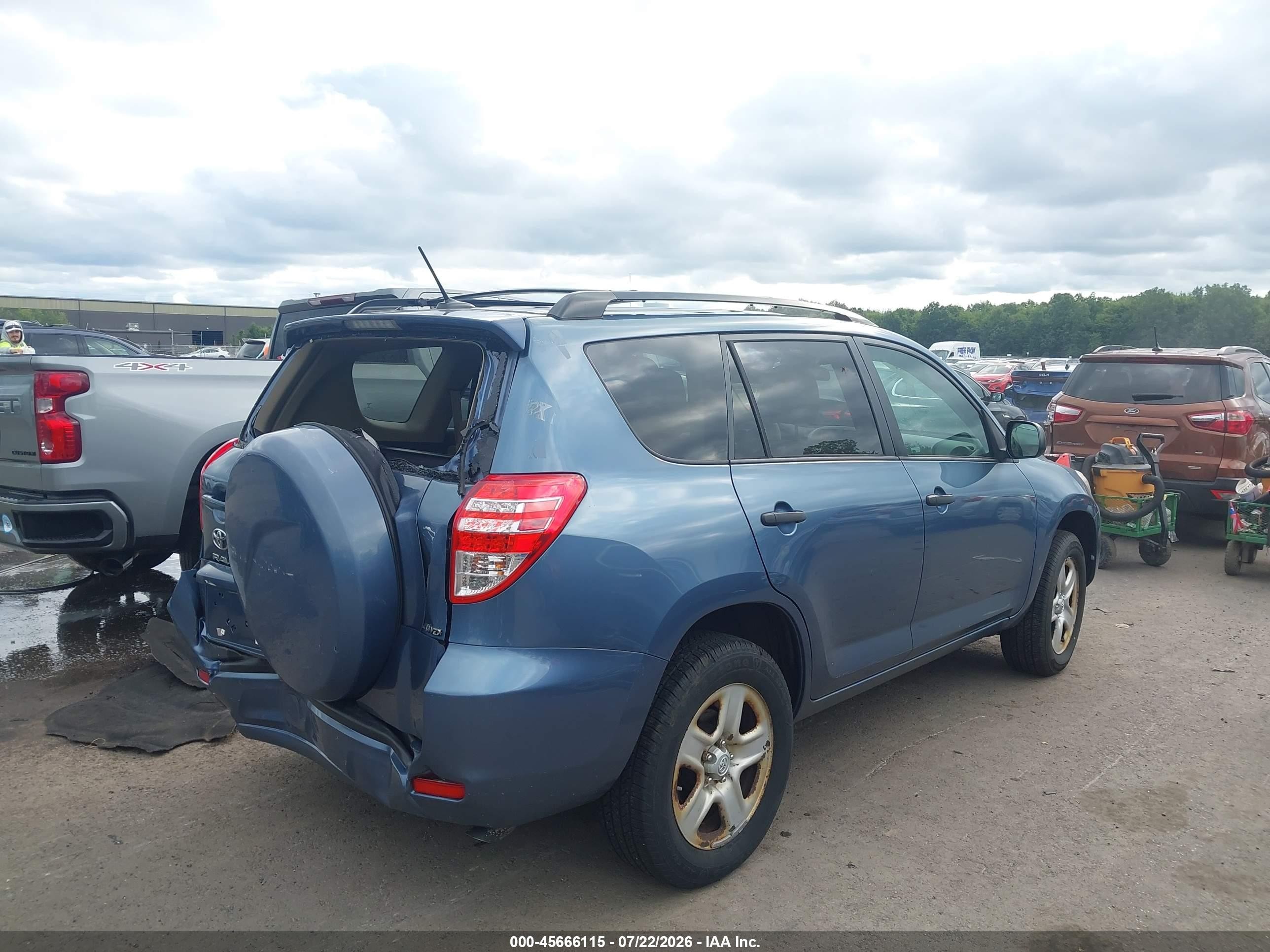2012 Toyota Rav4   Blue vin: 2T3BF4DVXCW224252
