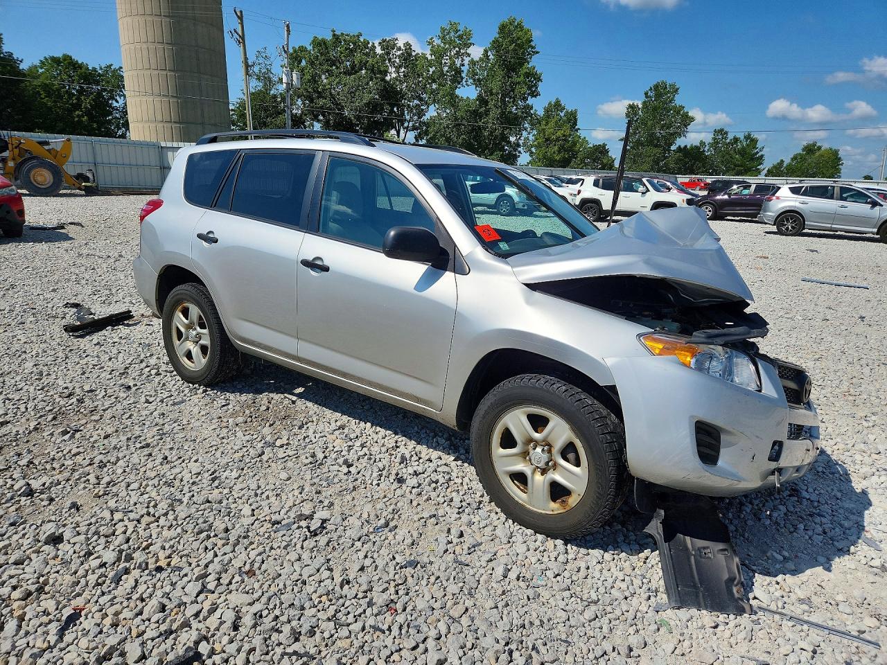2012 Toyota Rav4 Base Silver vin: 2T3BF4DVXCW233694