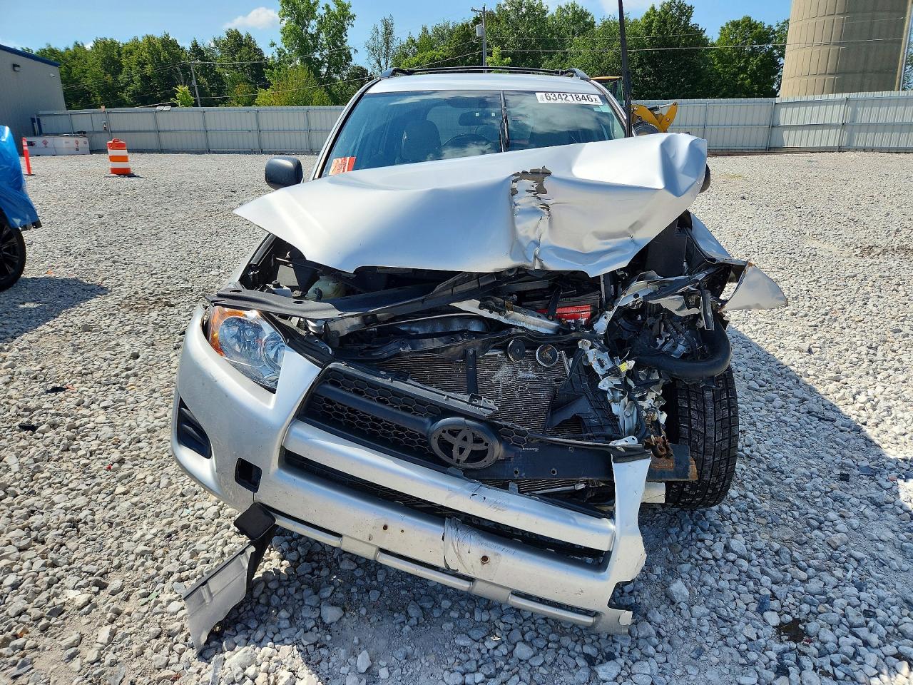 2012 Toyota Rav4 Base Silver vin: 2T3BF4DVXCW233694