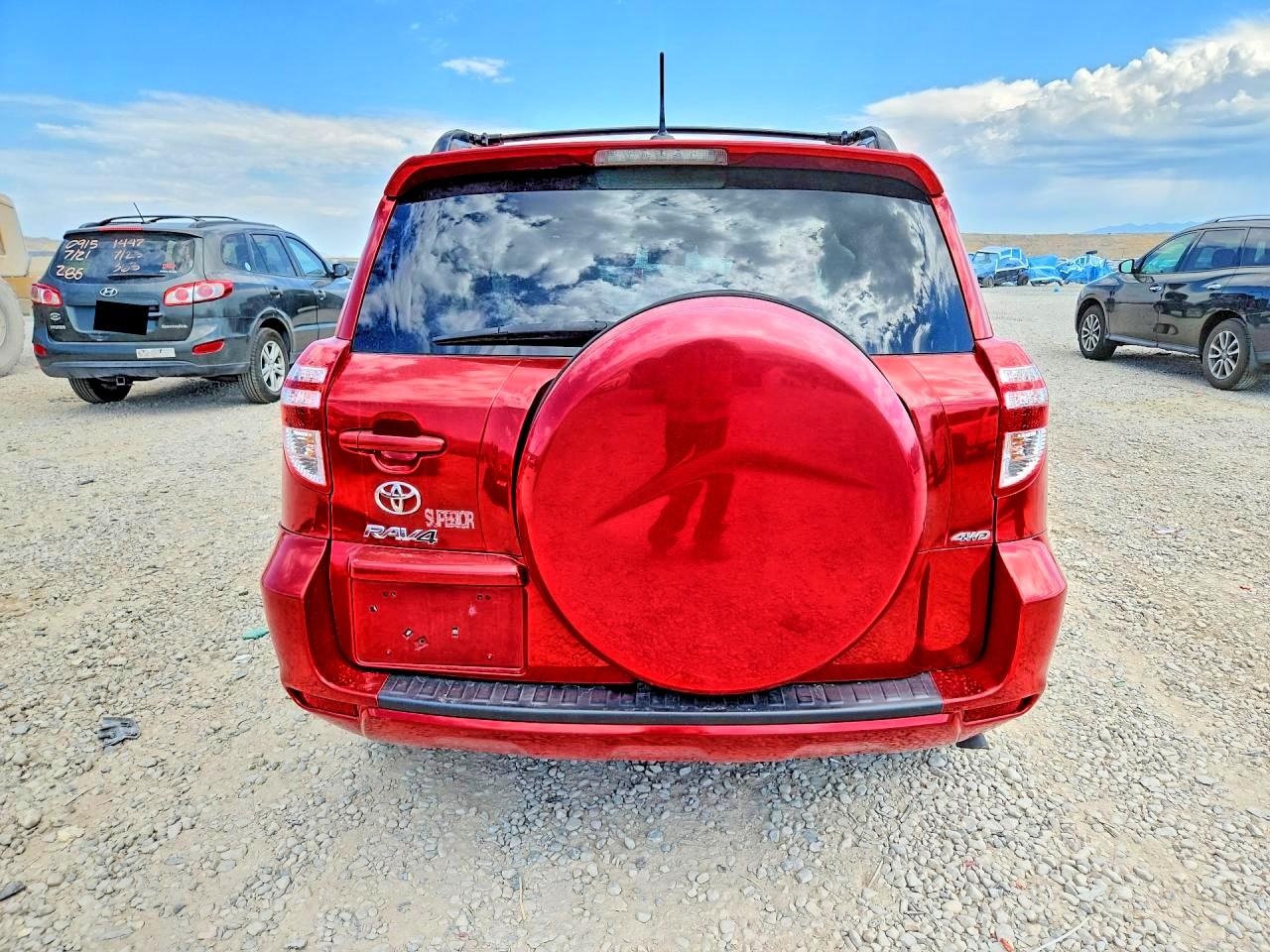 2012 Toyota Rav4 Base Красный vin: 2T3BF4DVXCW234411