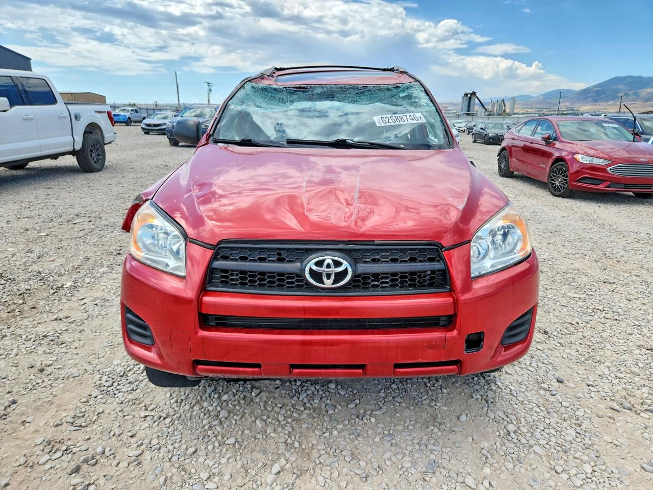 2012 Toyota Rav4 Base Красный vin: 2T3BF4DVXCW234411