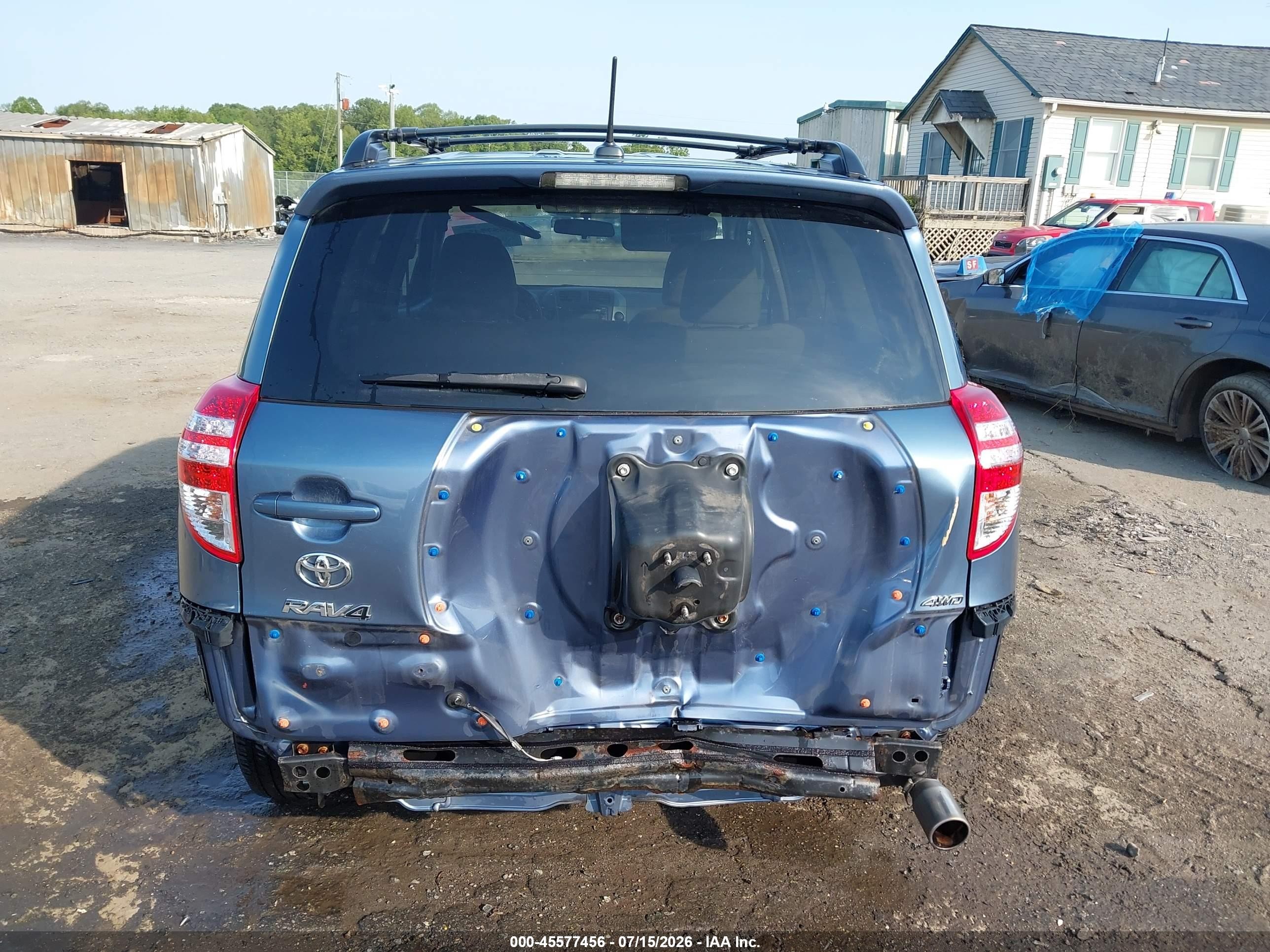 2012 Toyota Rav4   Blue vin: 2T3BF4DVXCW238393