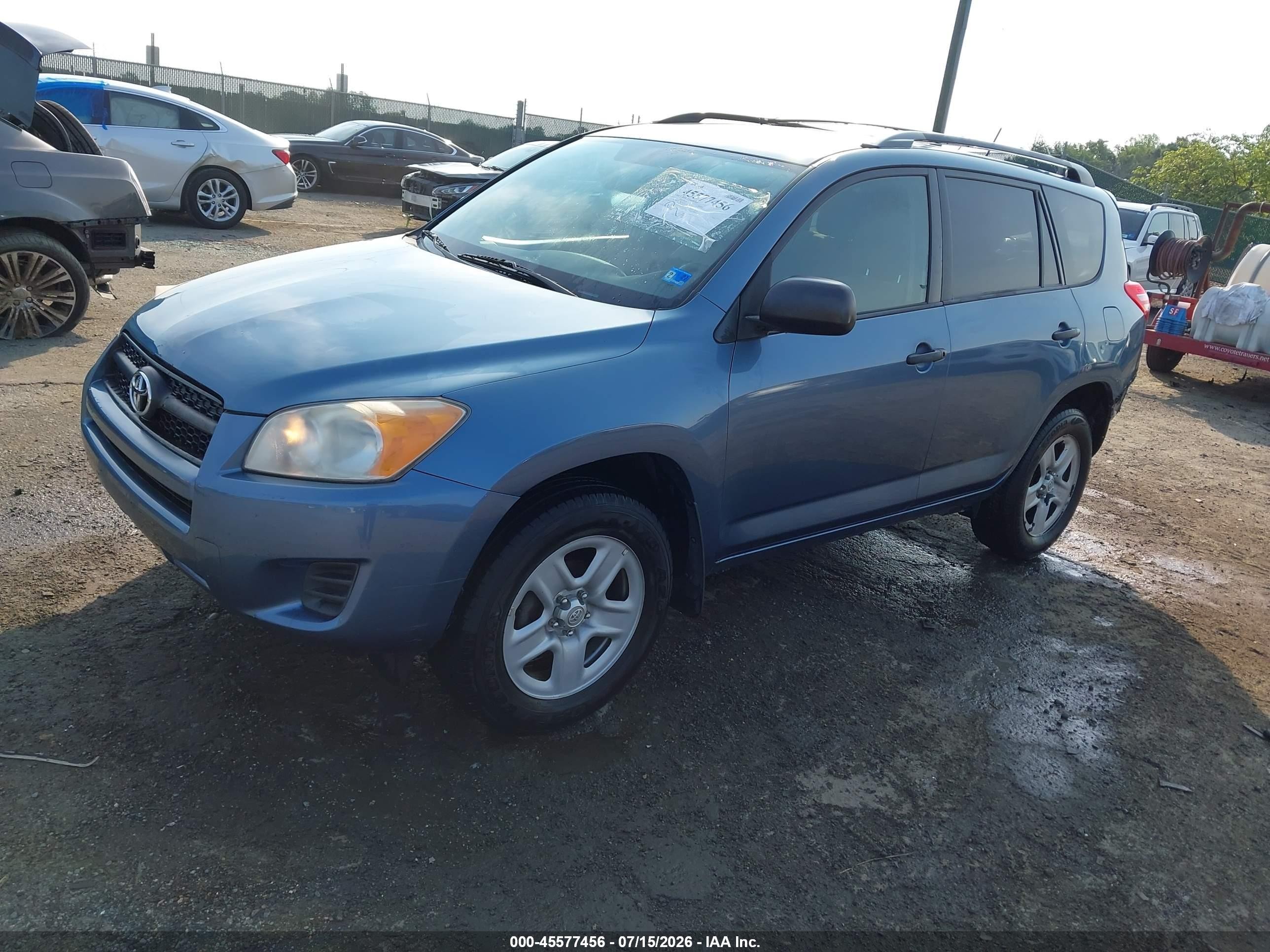 2012 Toyota Rav4   Blue vin: 2T3BF4DVXCW238393