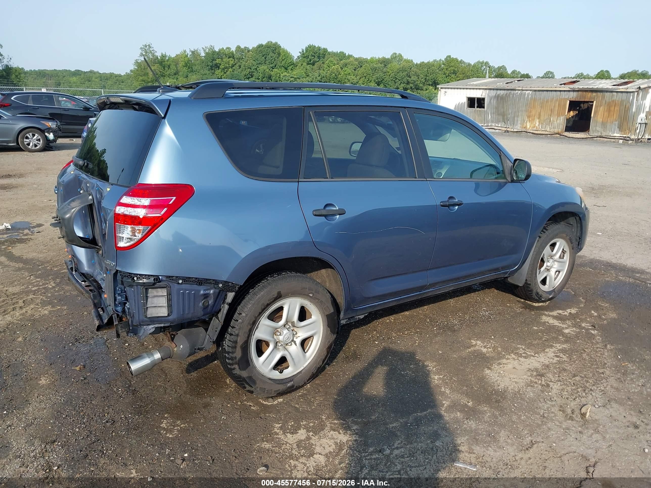2012 Toyota Rav4   Blue vin: 2T3BF4DVXCW238393
