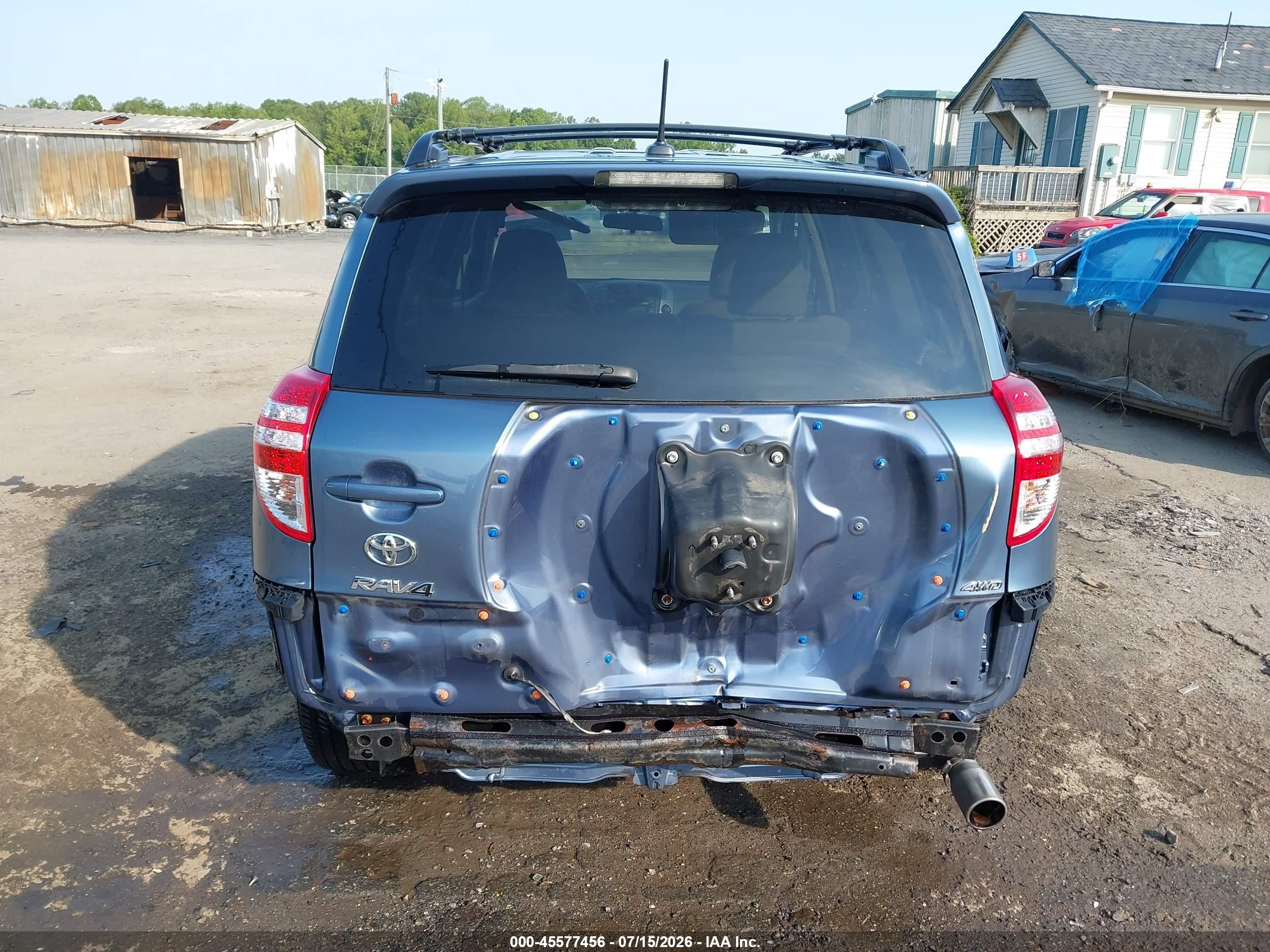 2012 Toyota Rav4   Blue vin: 2T3BF4DVXCW238393