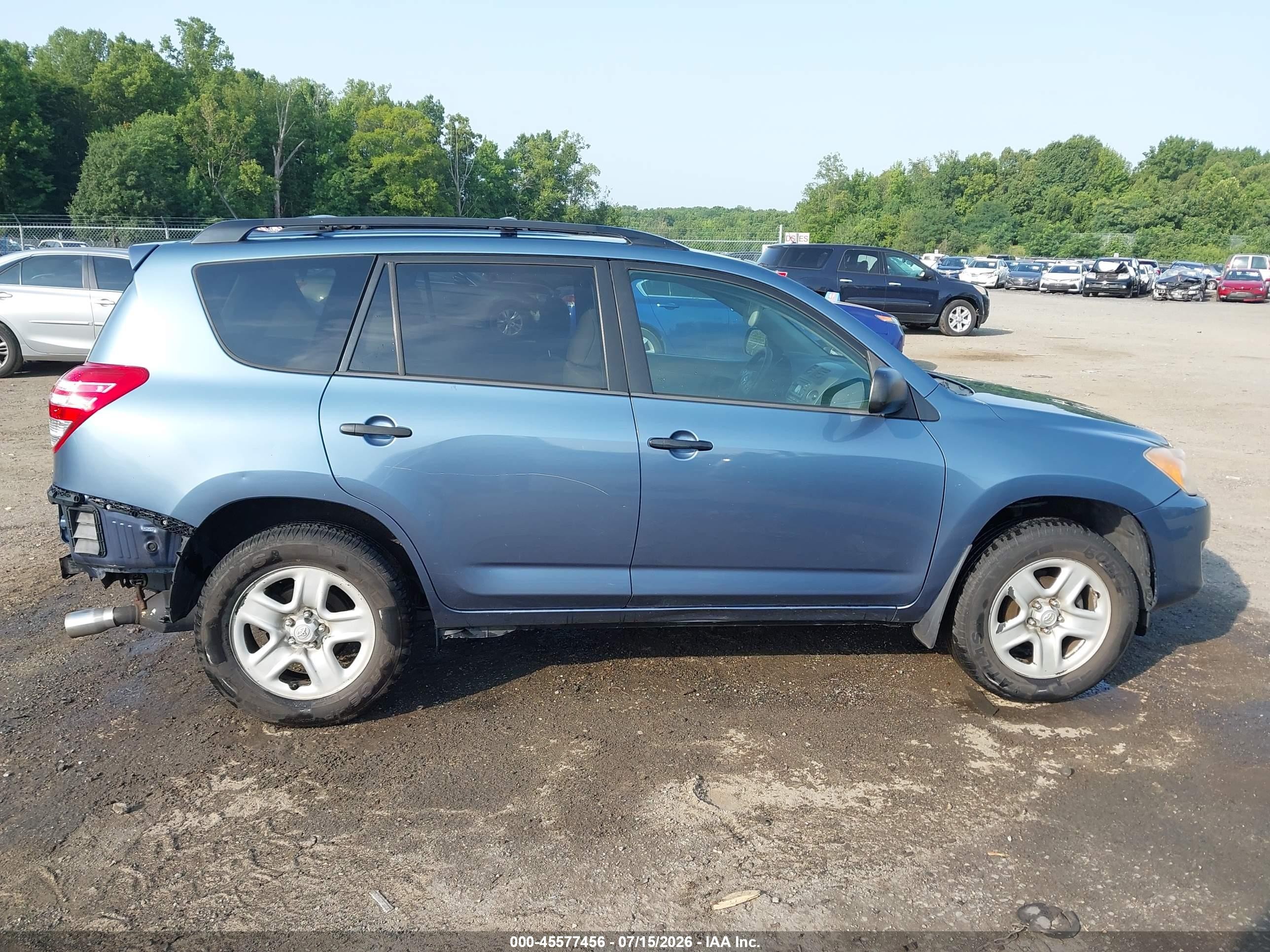 2012 Toyota Rav4   Blue vin: 2T3BF4DVXCW238393