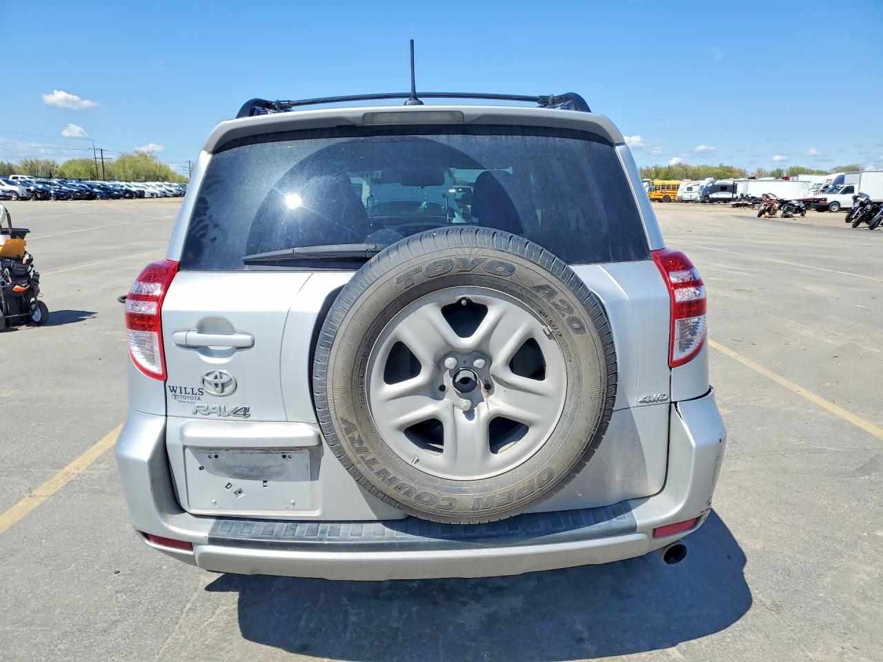 2012 Toyota Rav4 Base Silver vin: 2T3BF4DVXCW238426