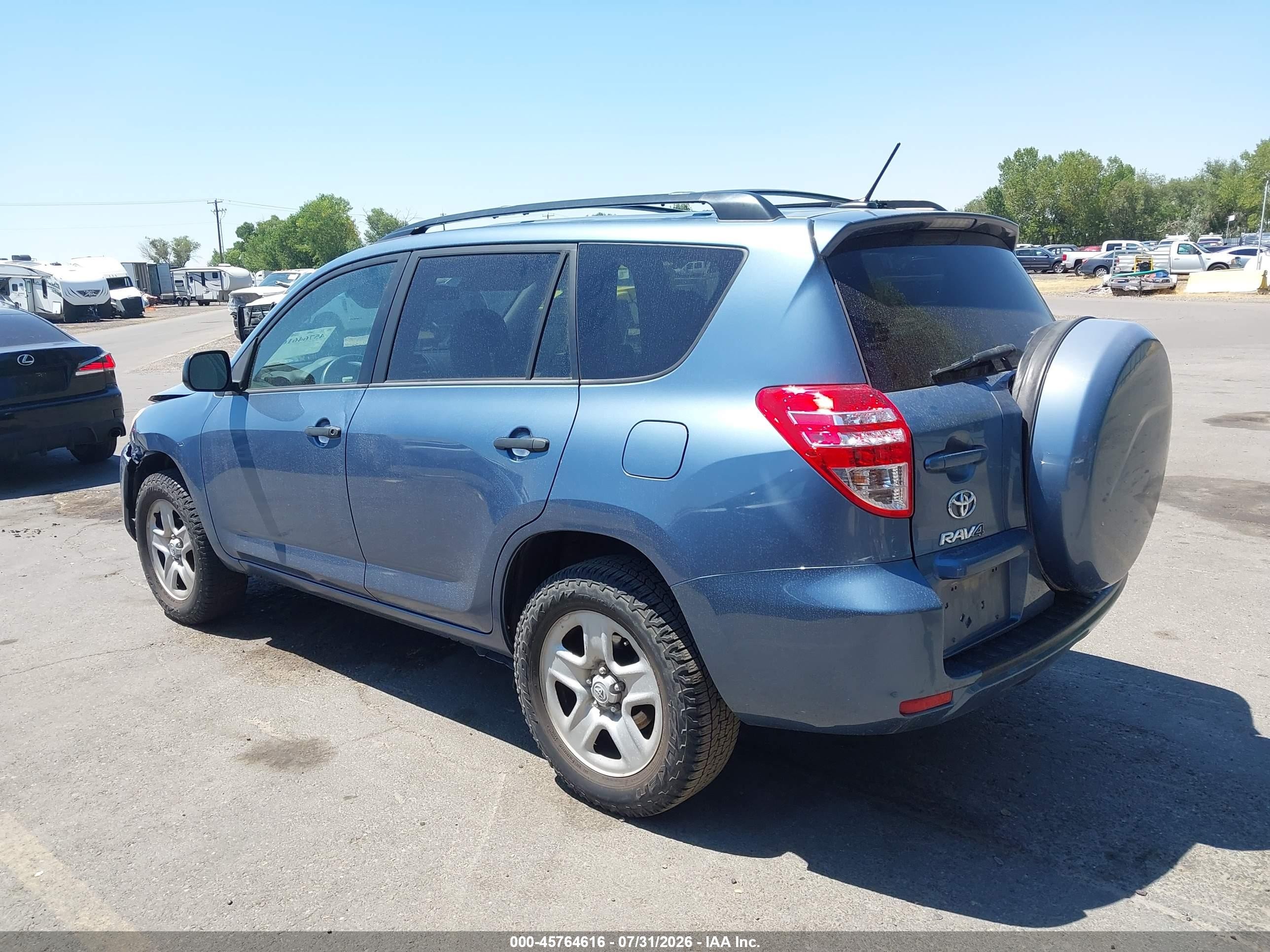 2012 Toyota Rav4   Light Blue vin: 2T3BF4DVXCW238832