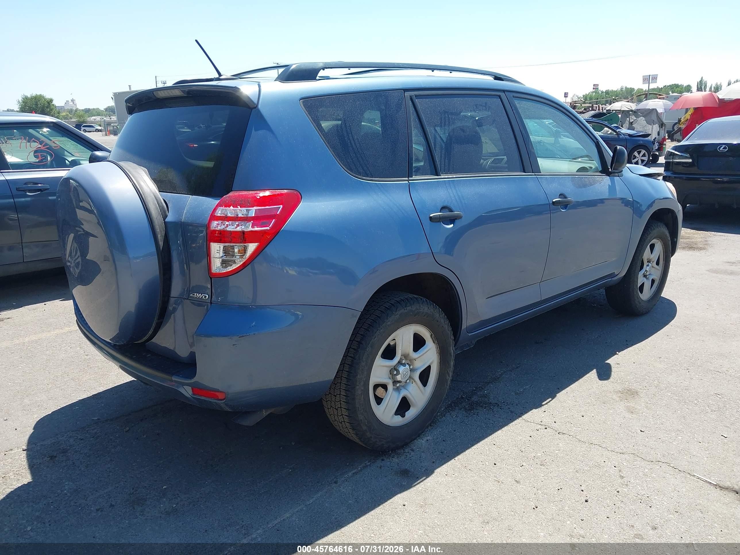 2012 Toyota Rav4   Light Blue vin: 2T3BF4DVXCW238832