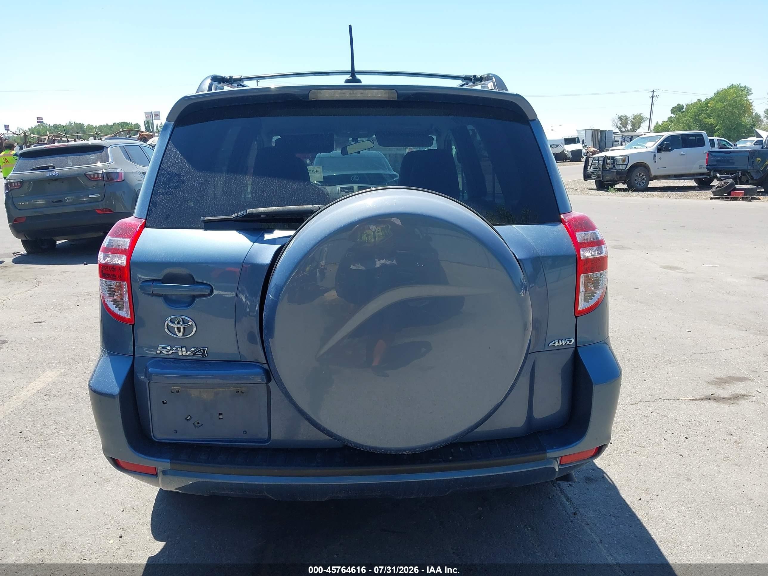 2012 Toyota Rav4   Light Blue vin: 2T3BF4DVXCW238832