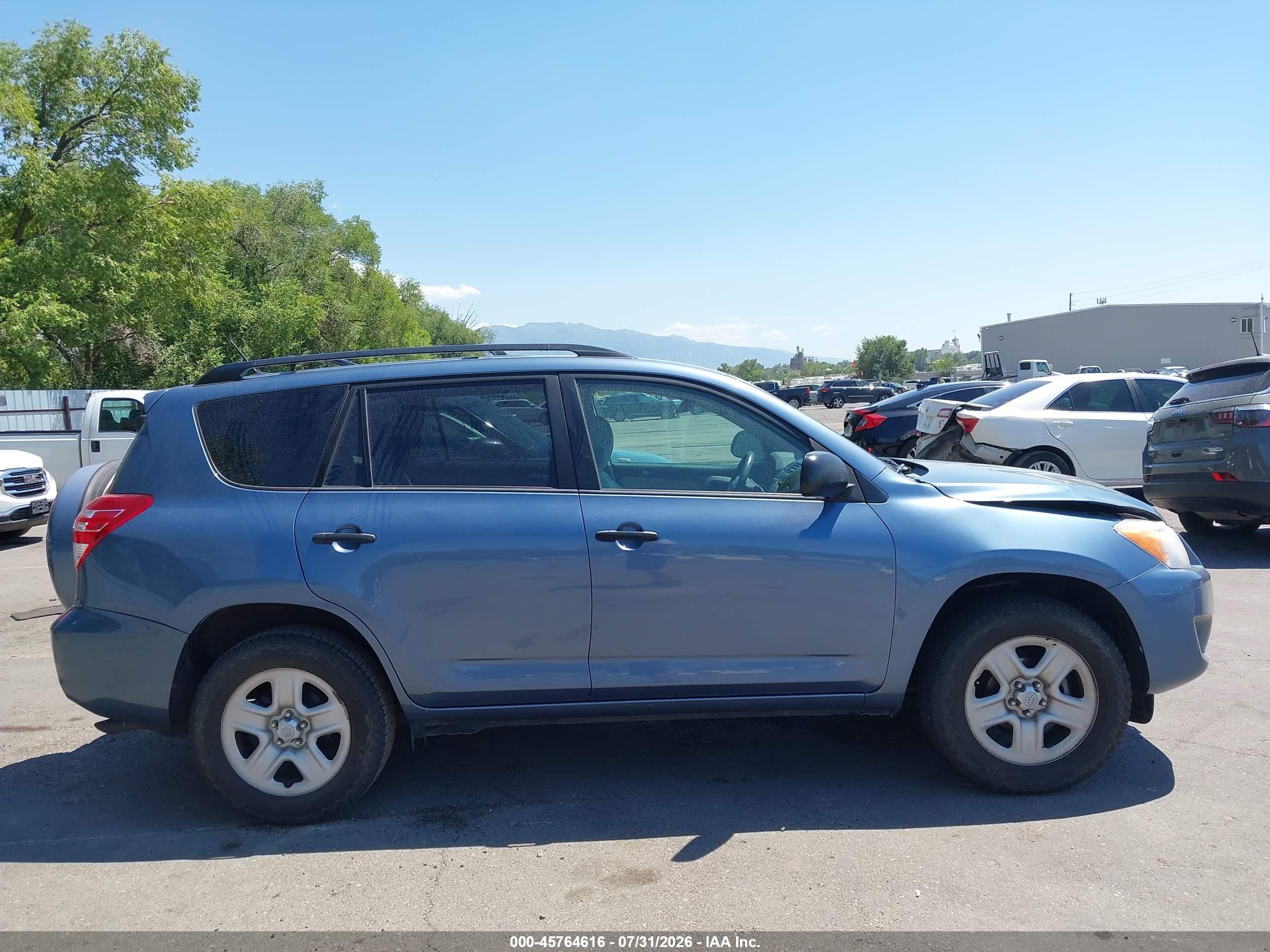 2012 Toyota Rav4   Light Blue vin: 2T3BF4DVXCW238832