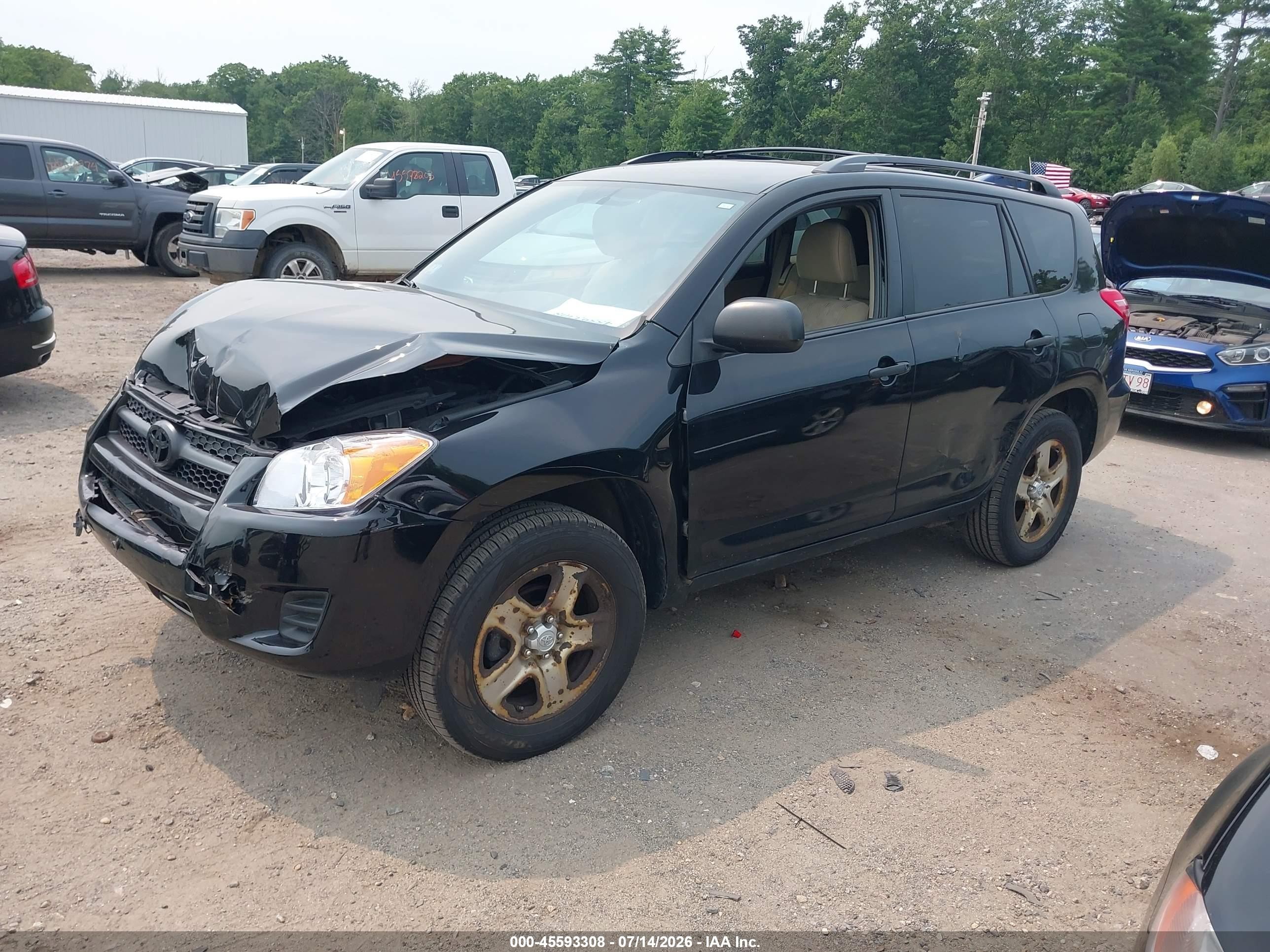 2012 Toyota Rav4   Черный vin: 2T3BF4DVXCW258899
