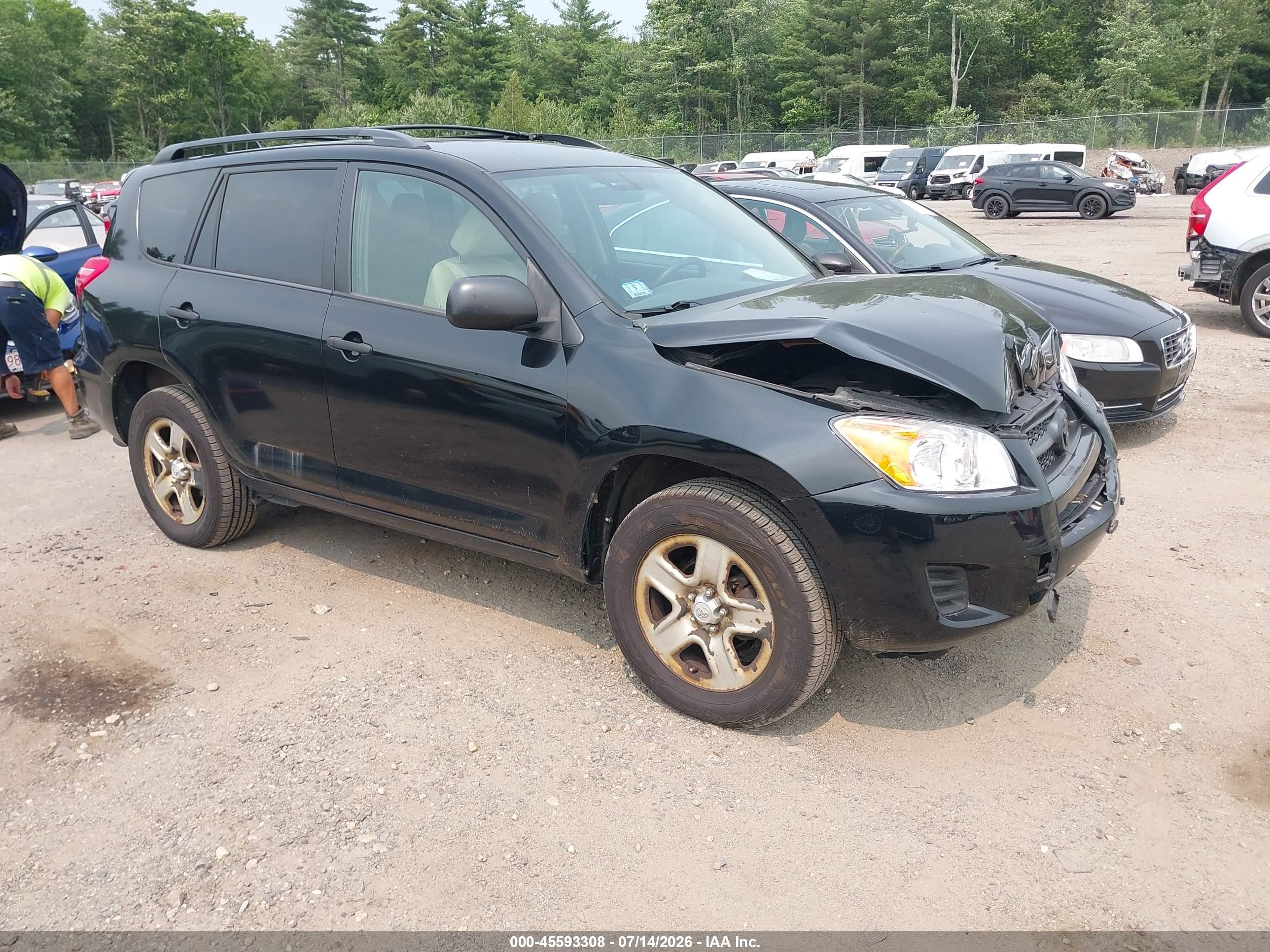 2012 Toyota Rav4   Черный vin: 2T3BF4DVXCW258899