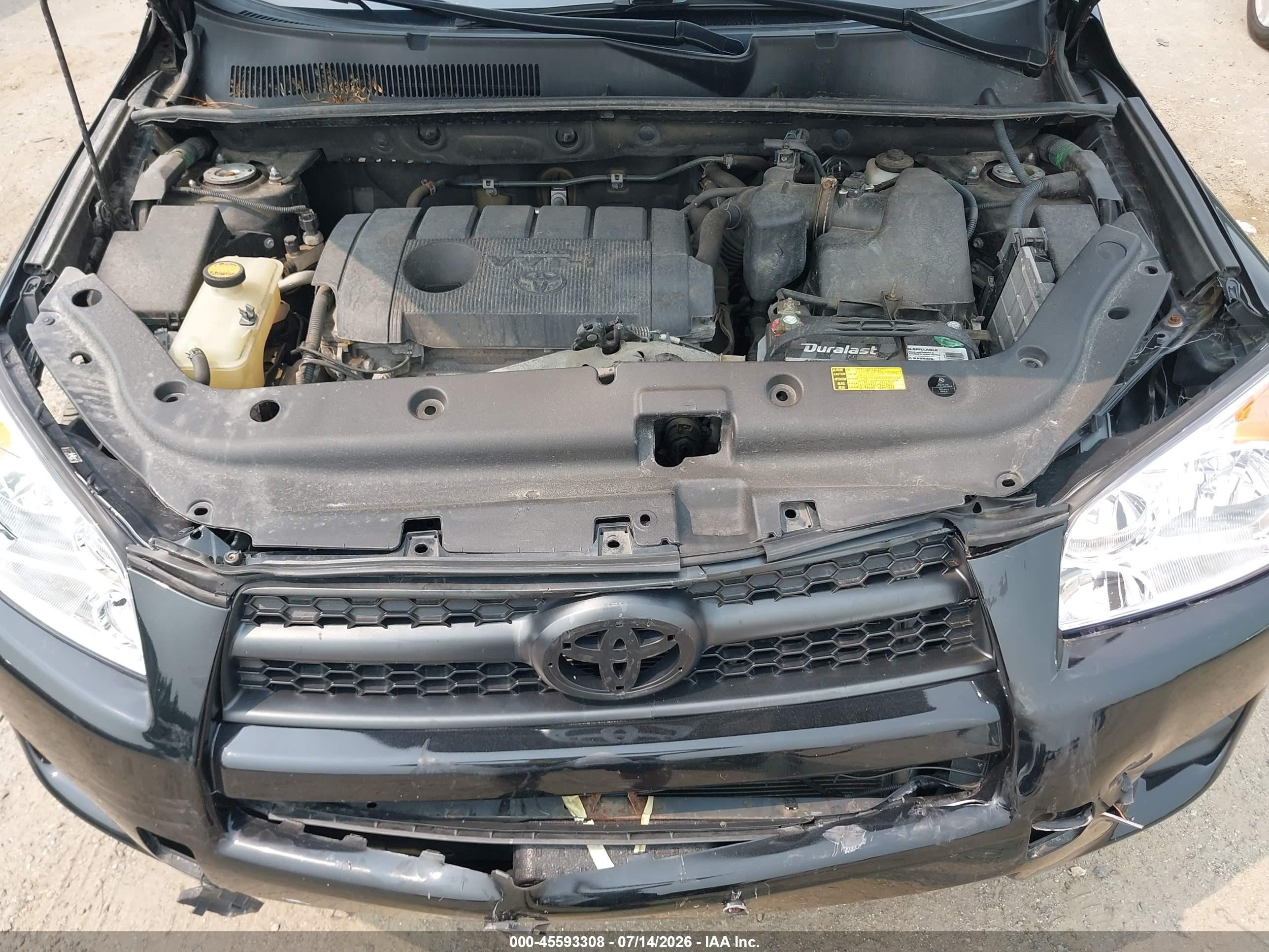 2012 Toyota Rav4   Черный vin: 2T3BF4DVXCW258899