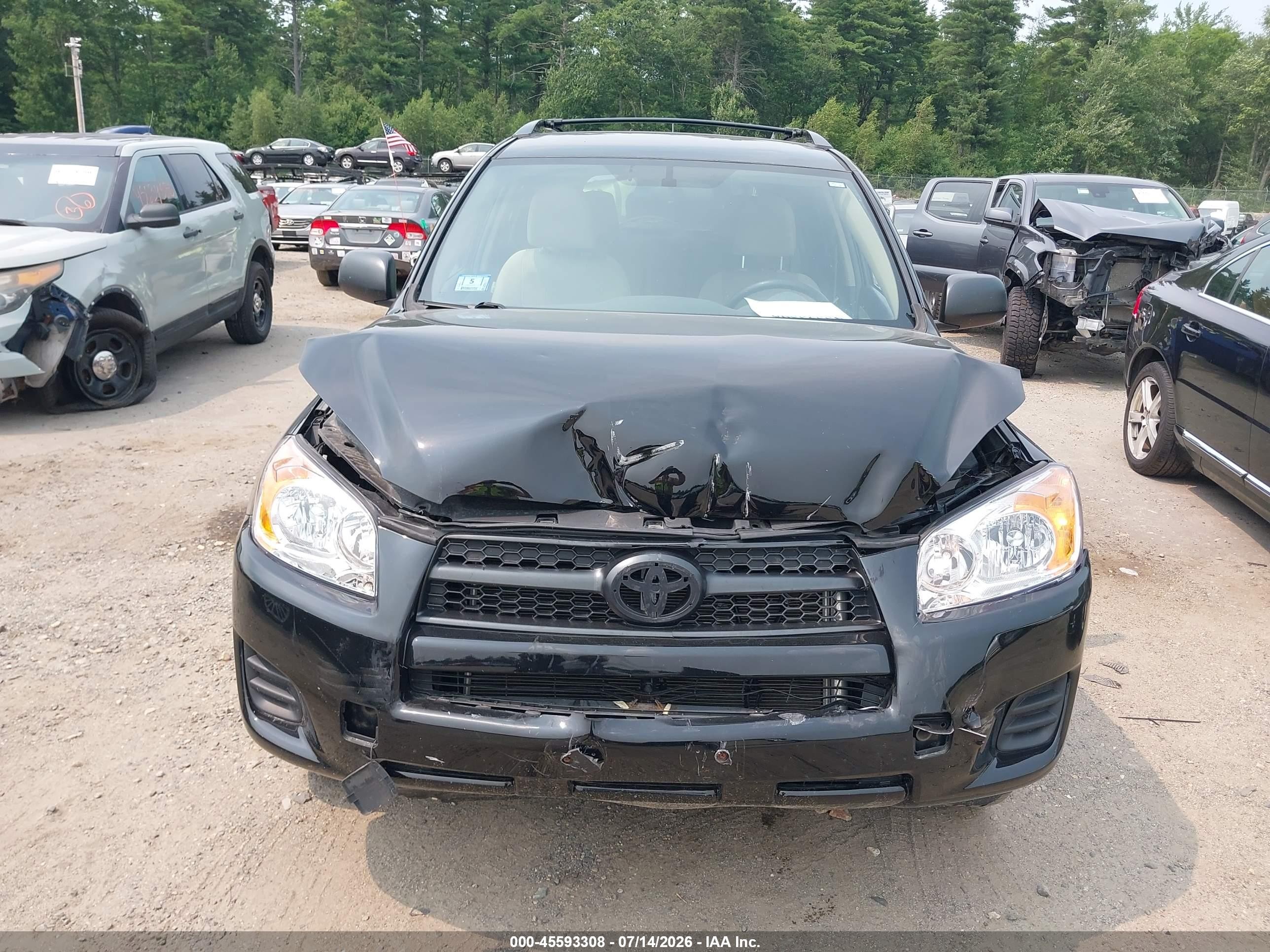 2012 Toyota Rav4   Черный vin: 2T3BF4DVXCW258899