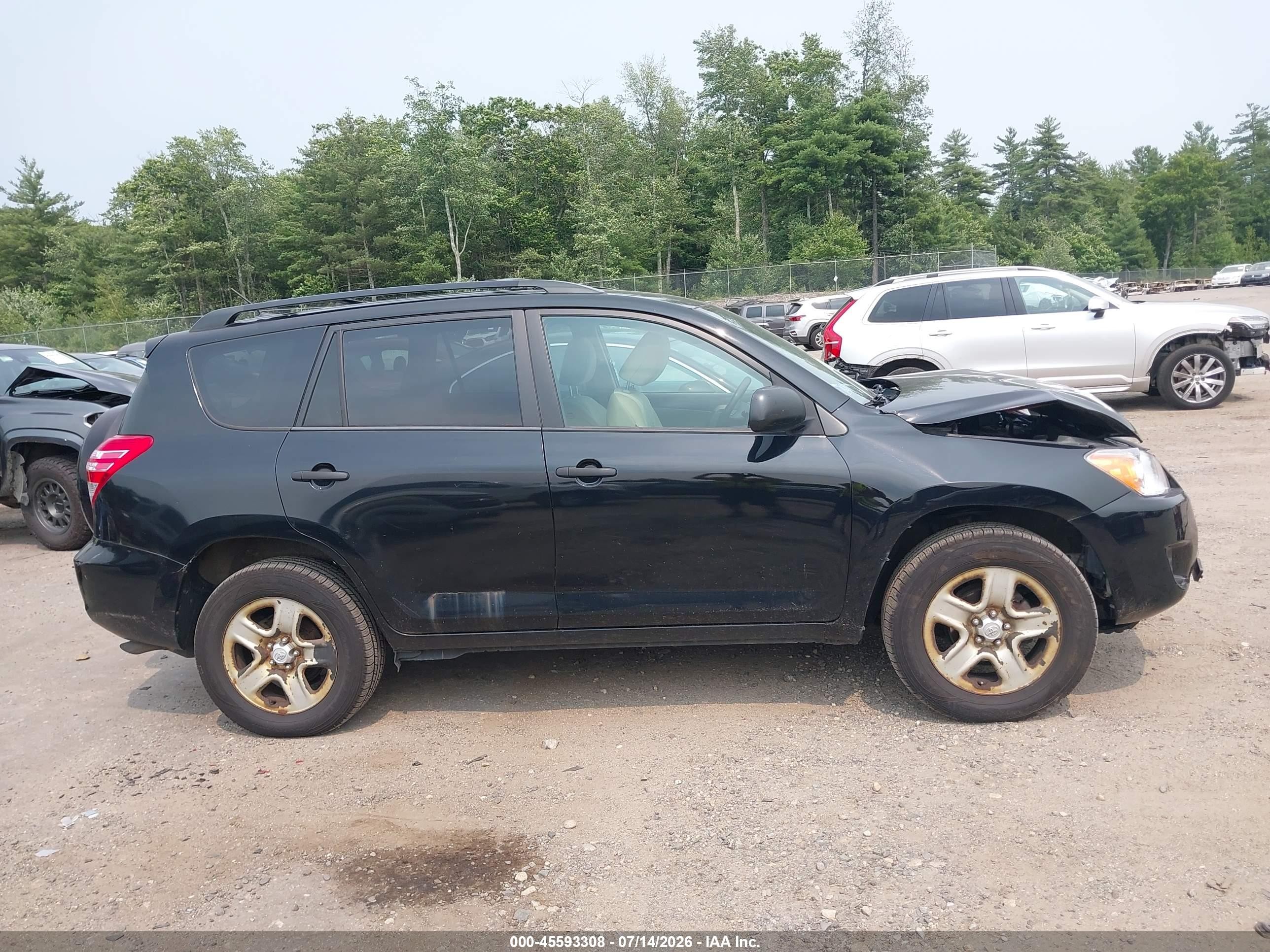 2012 Toyota Rav4   Черный vin: 2T3BF4DVXCW258899
