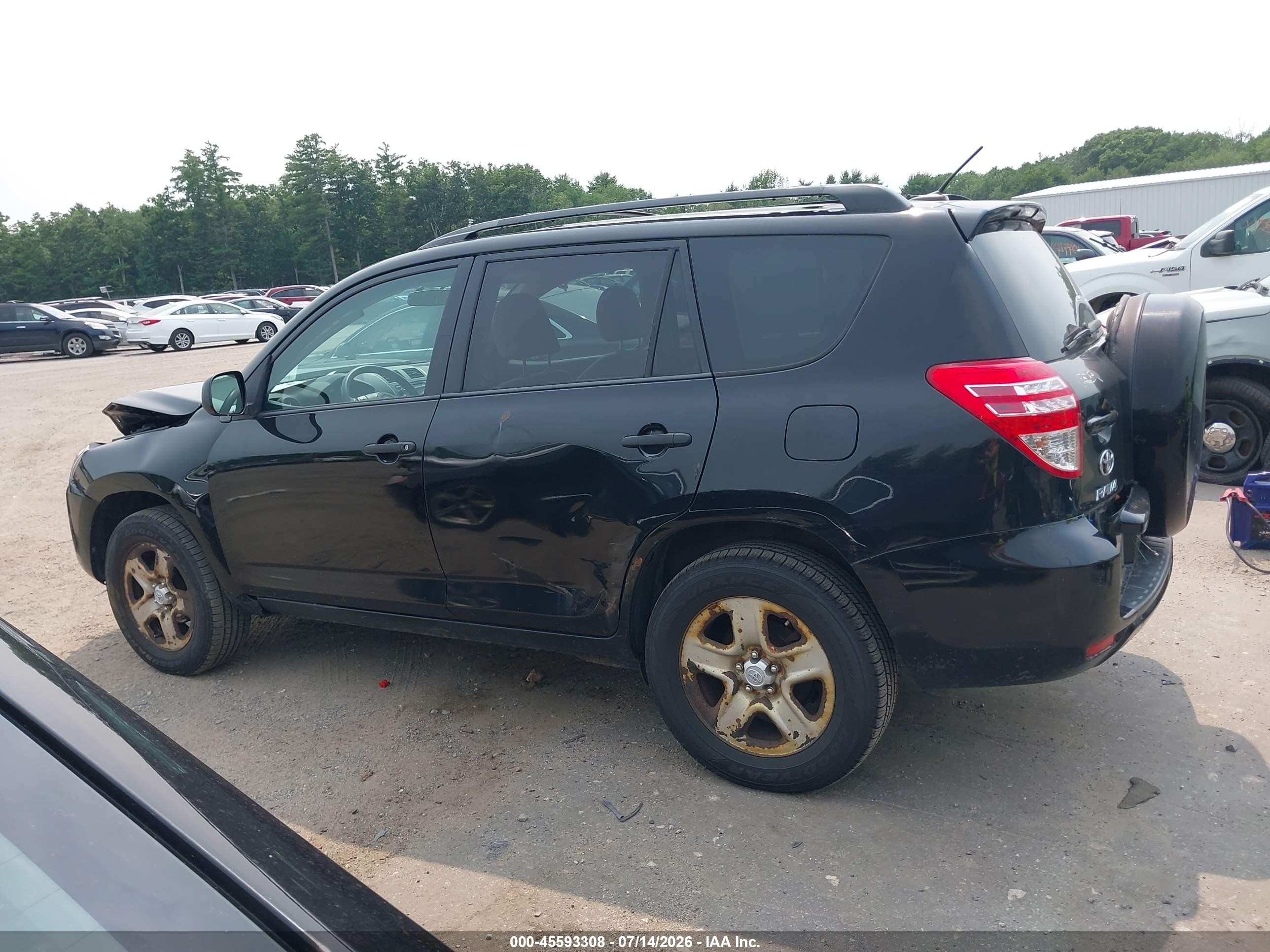 2012 Toyota Rav4   Черный vin: 2T3BF4DVXCW258899
