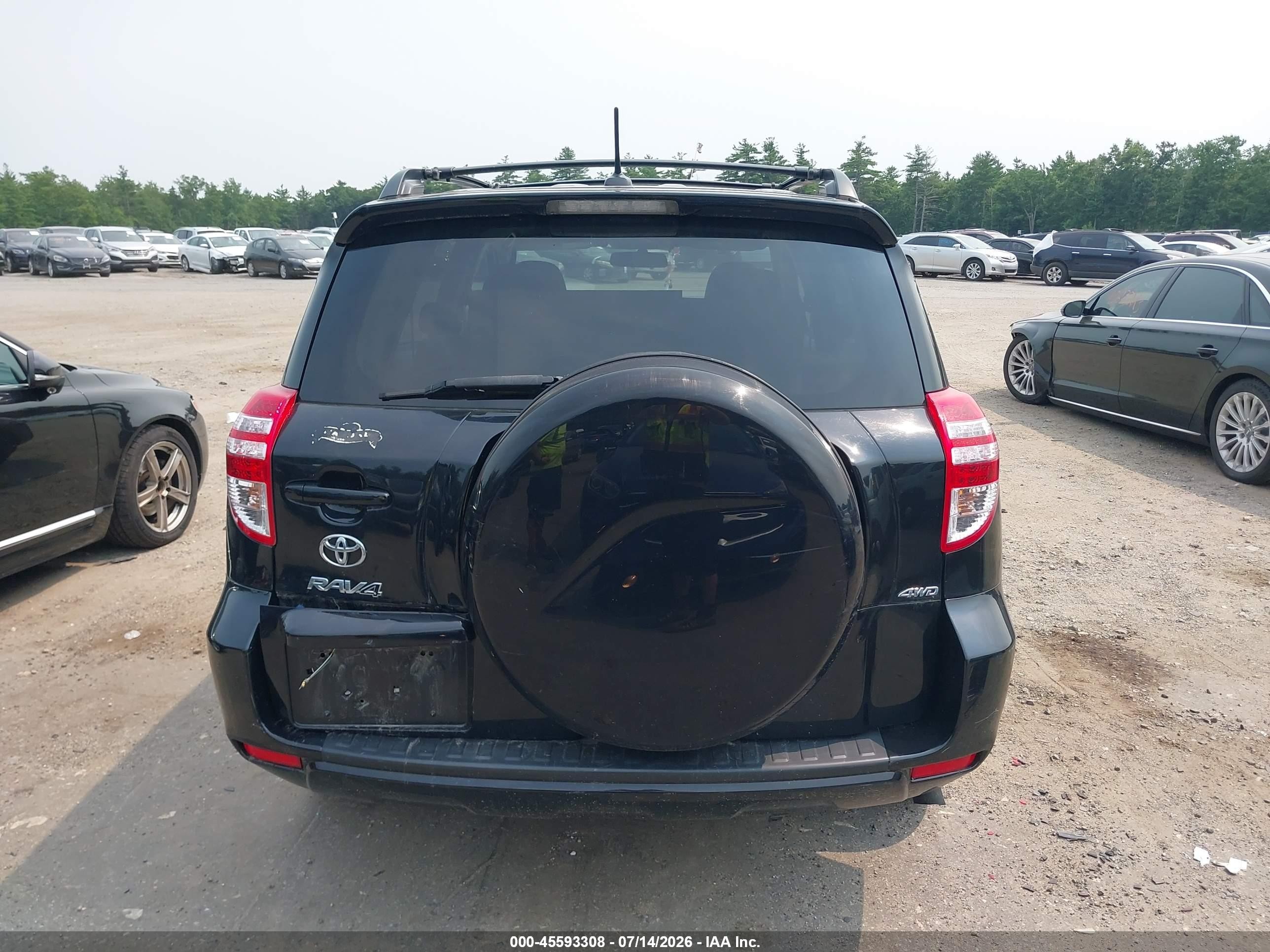 2012 Toyota Rav4   Черный vin: 2T3BF4DVXCW258899