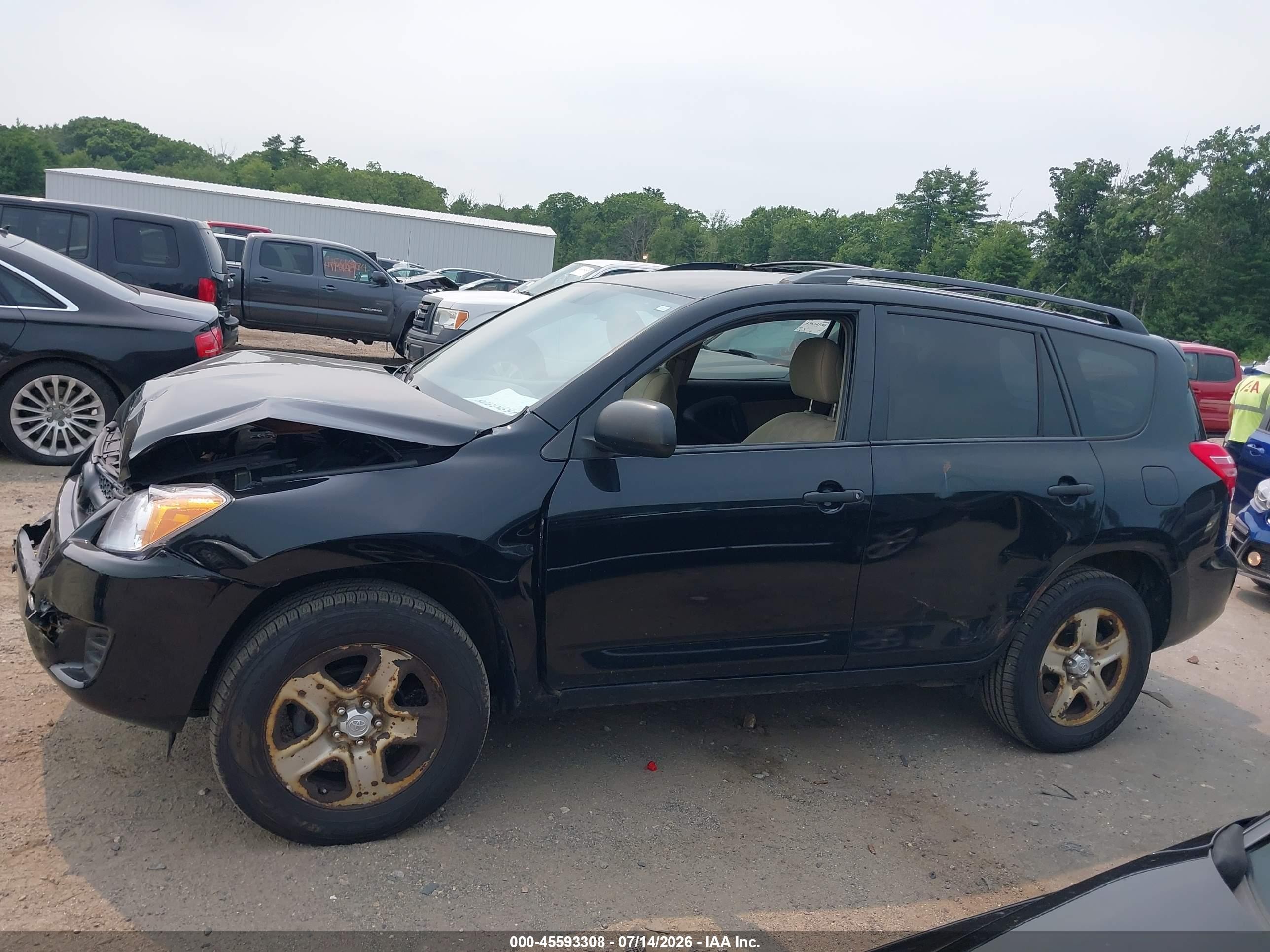 2012 Toyota Rav4   Черный vin: 2T3BF4DVXCW258899