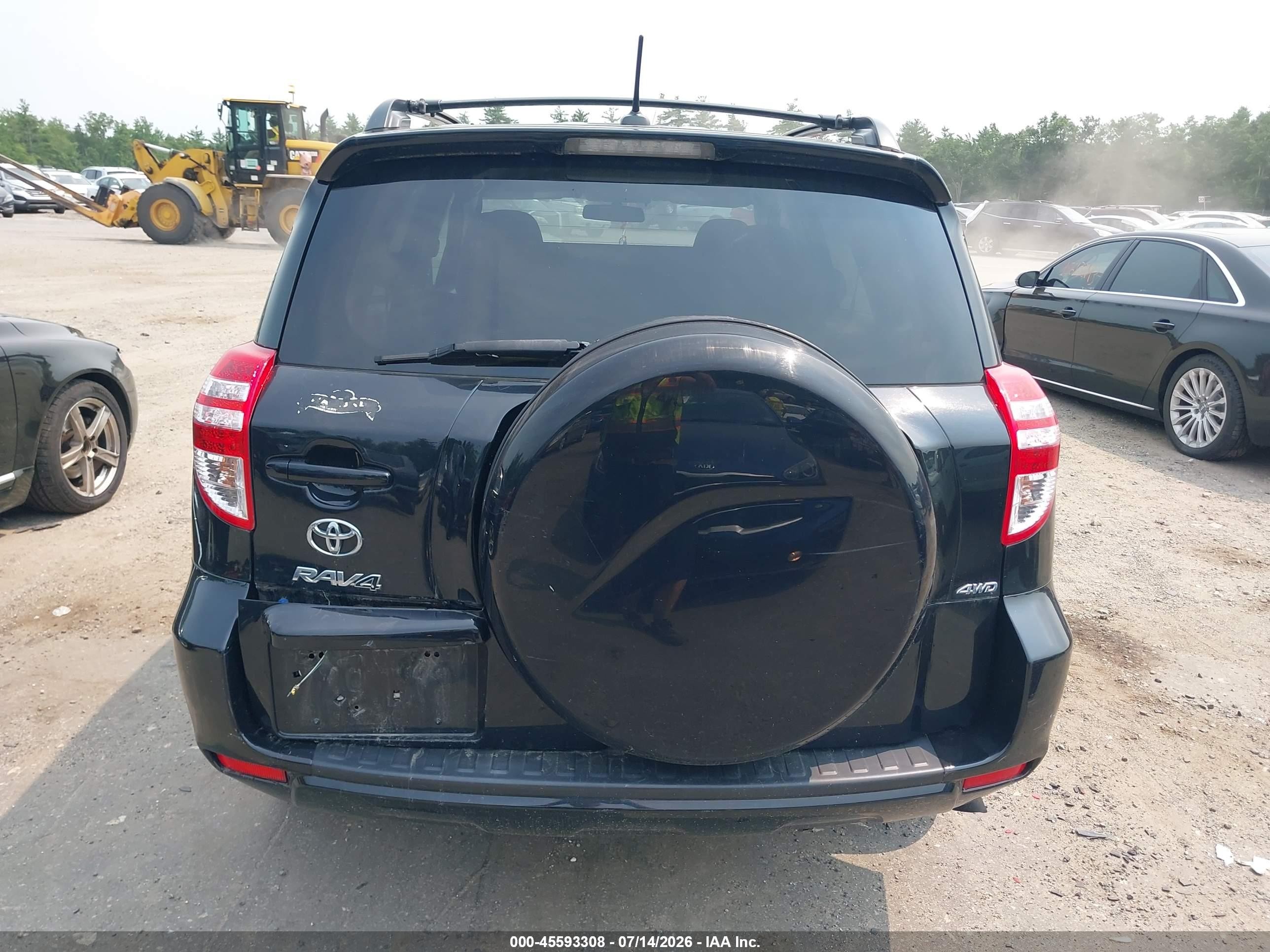 2012 Toyota Rav4   Черный vin: 2T3BF4DVXCW258899