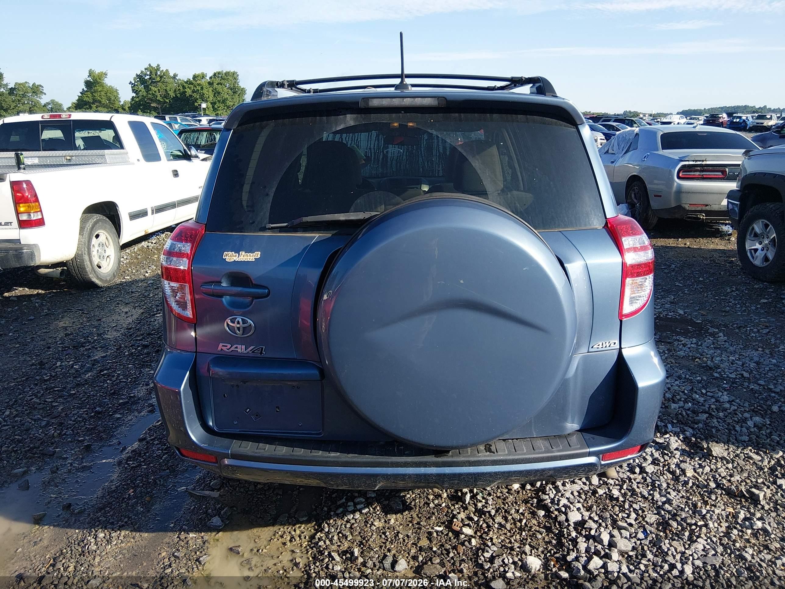 2012 Toyota Rav4   Синий vin: 2T3BF4DVXCW270146