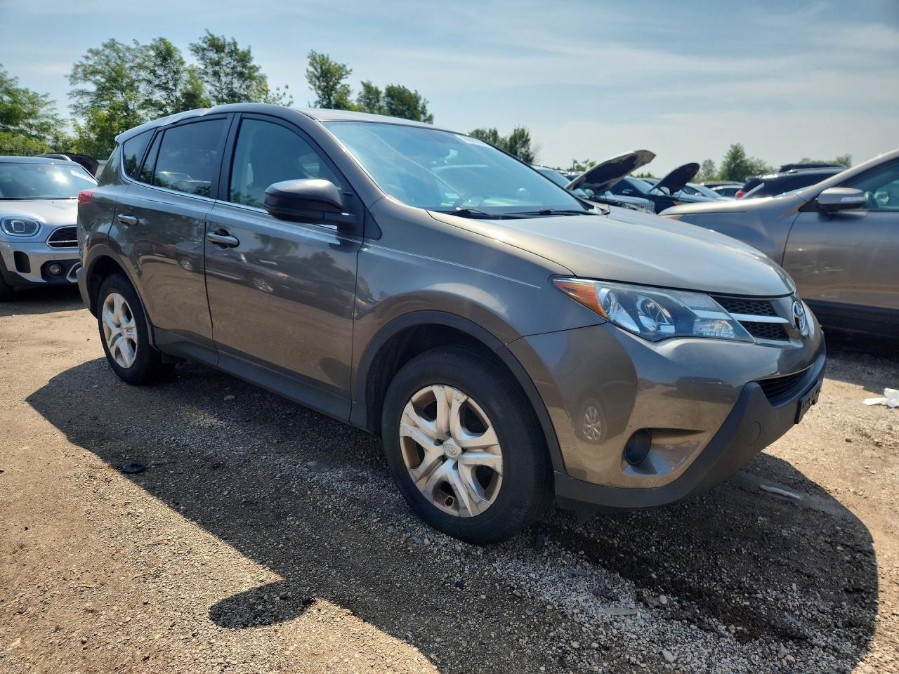 2013 Toyota Rav4 Le Gray vin: 2T3BFREV0DW011663