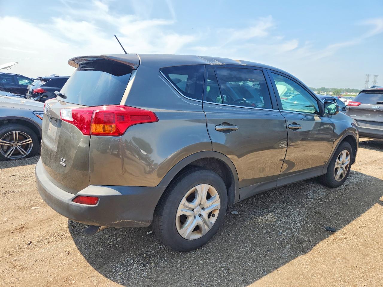 2013 Toyota Rav4 Le Gray vin: 2T3BFREV0DW011663