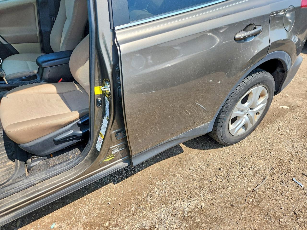 2013 Toyota Rav4 Le Gray vin: 2T3BFREV0DW011663
