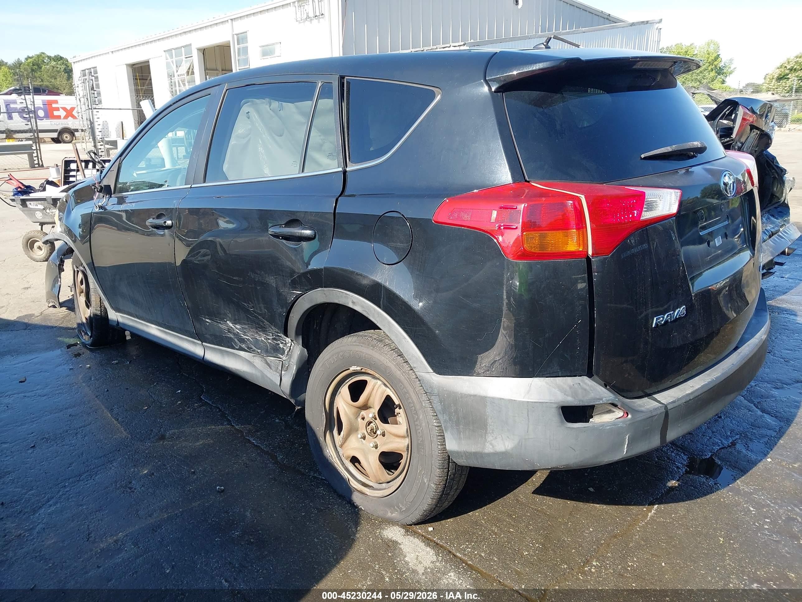 2013 Toyota Rav4 Le Черный vin: 2T3BFREV0DW024297