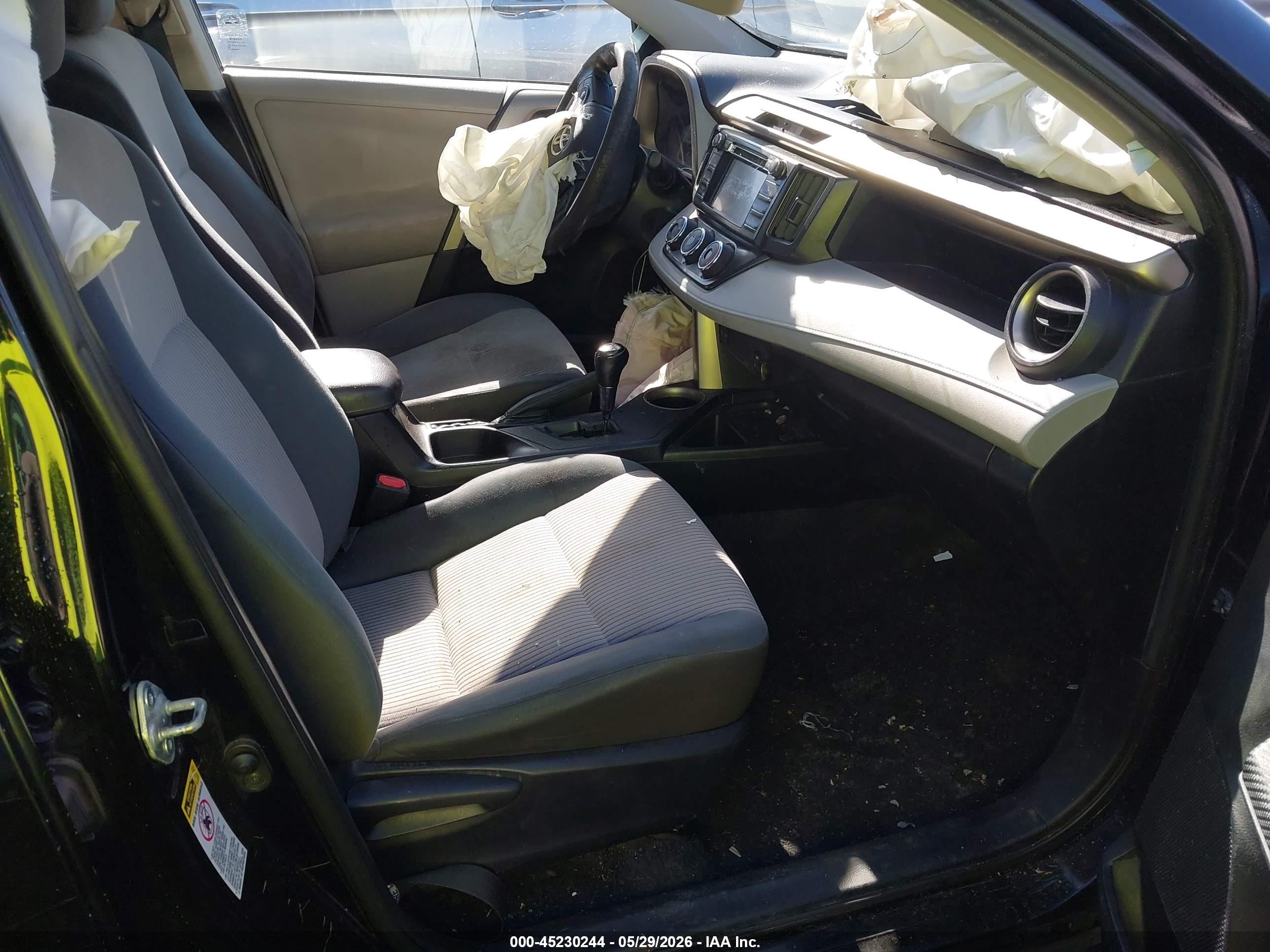 2013 Toyota Rav4 Le Черный vin: 2T3BFREV0DW024297