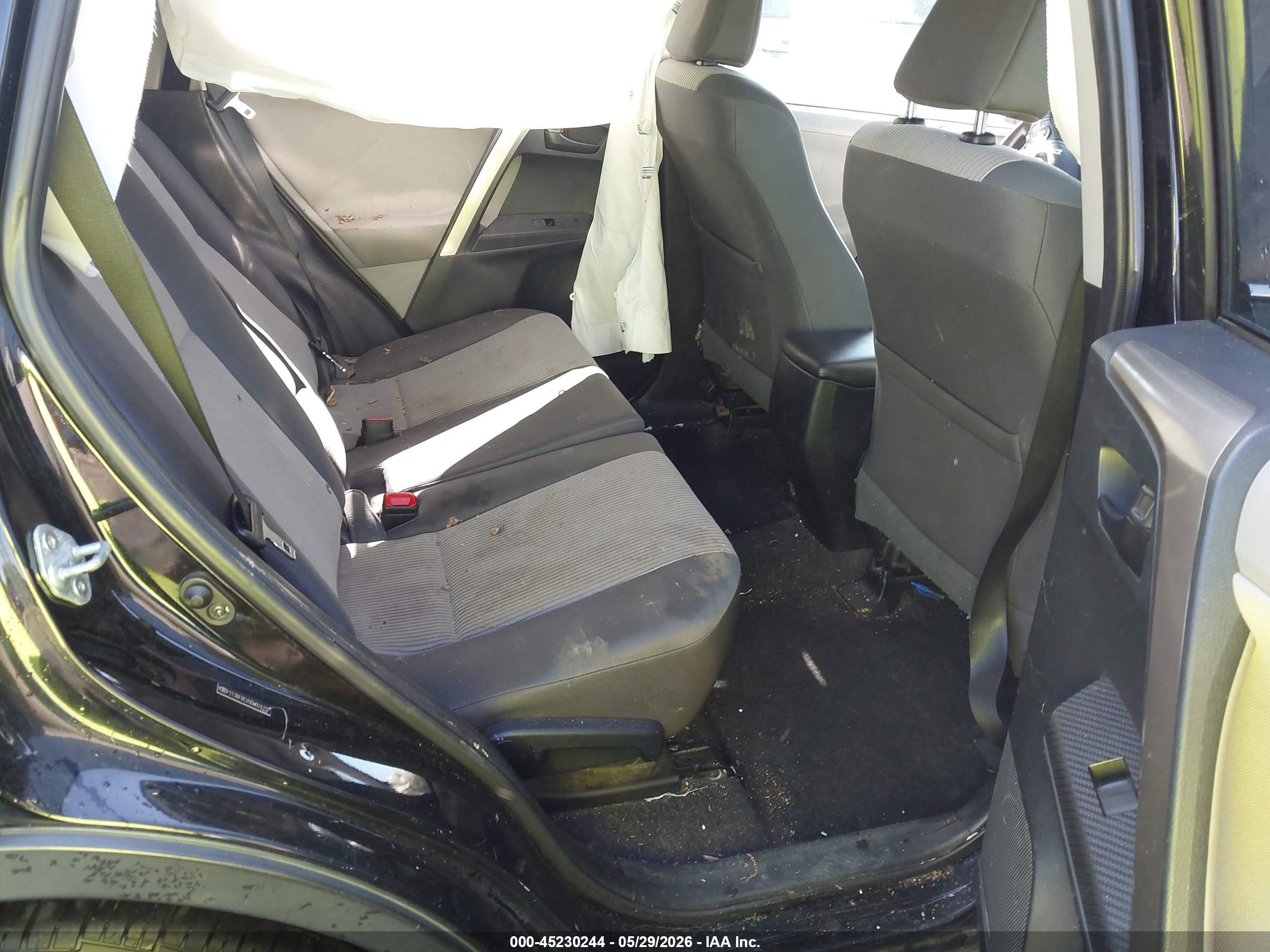 2013 Toyota Rav4 Le Черный vin: 2T3BFREV0DW024297