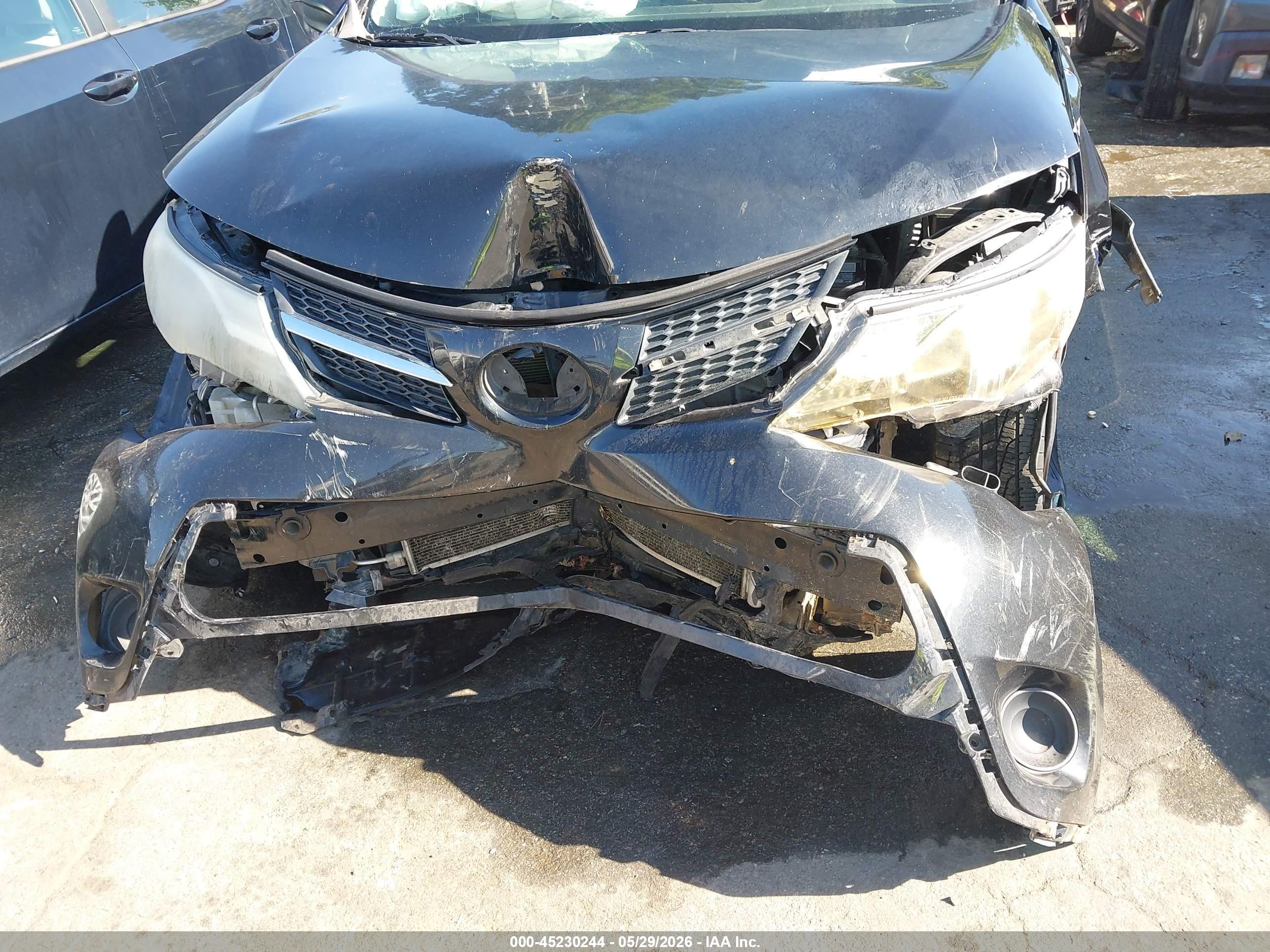 2013 Toyota Rav4 Le Черный vin: 2T3BFREV0DW024297