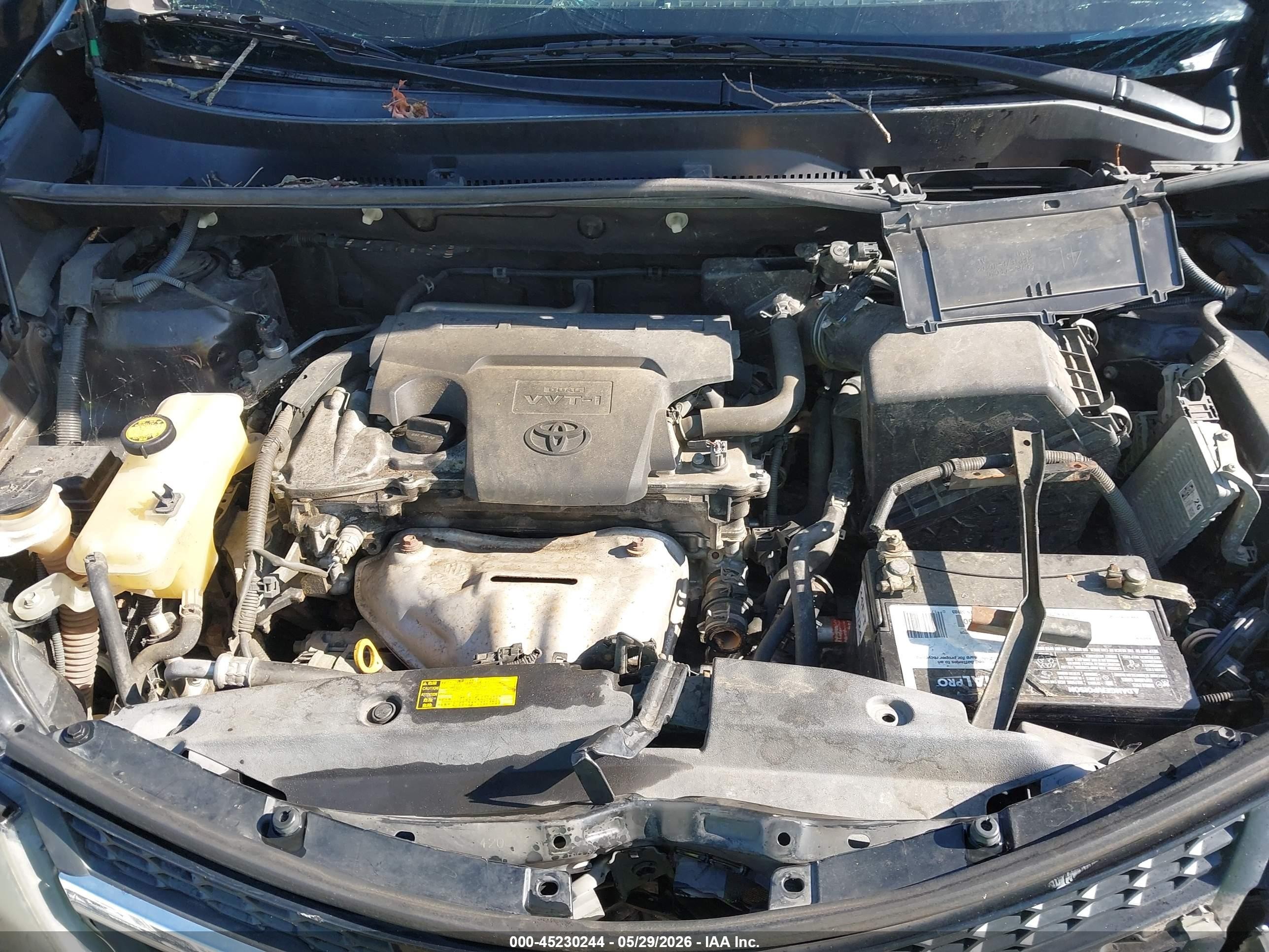 2013 Toyota Rav4 Le Черный vin: 2T3BFREV0DW024297