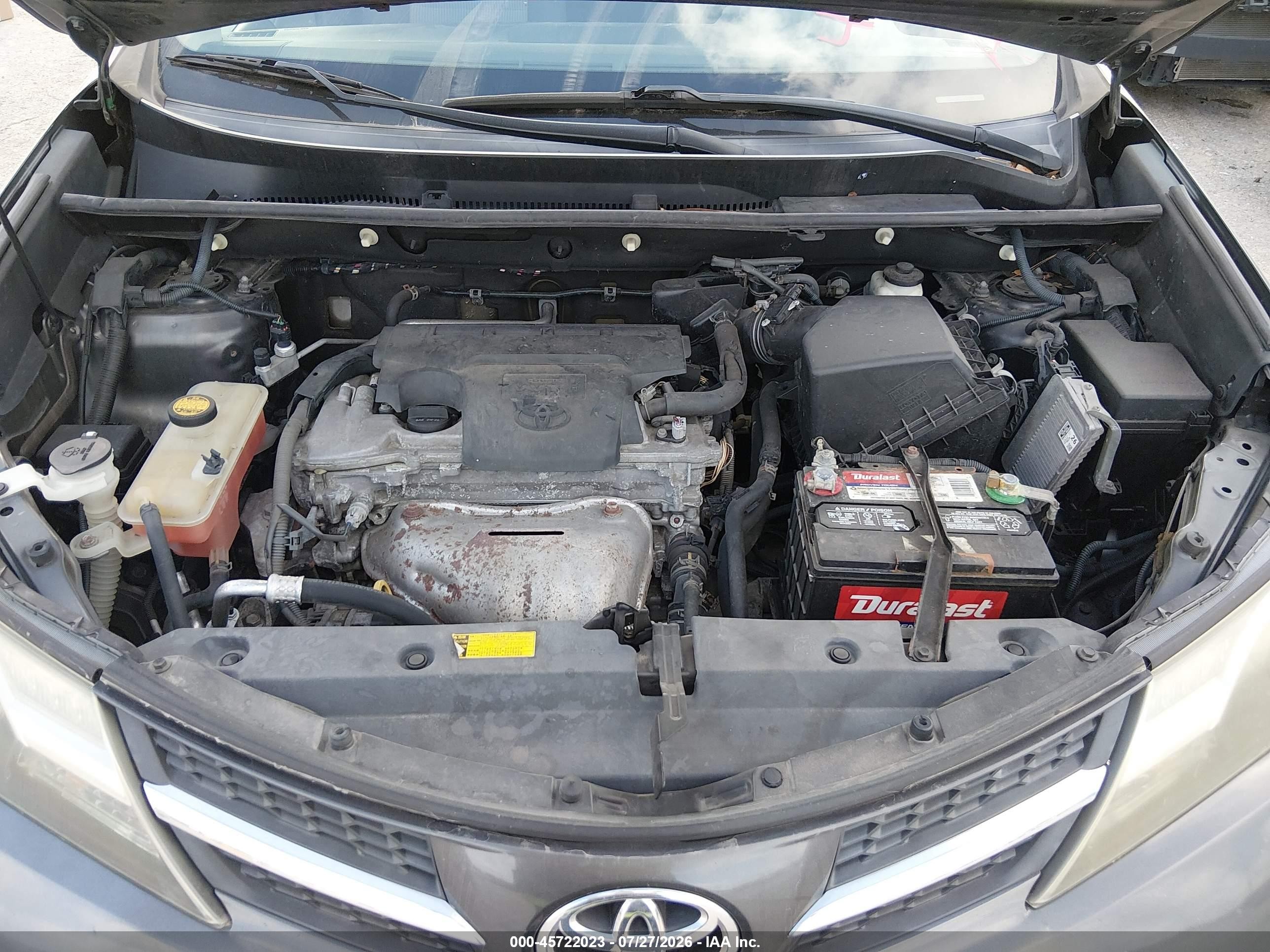 2013 Toyota Rav4 Le Gray vin: 2T3BFREV0DW037261