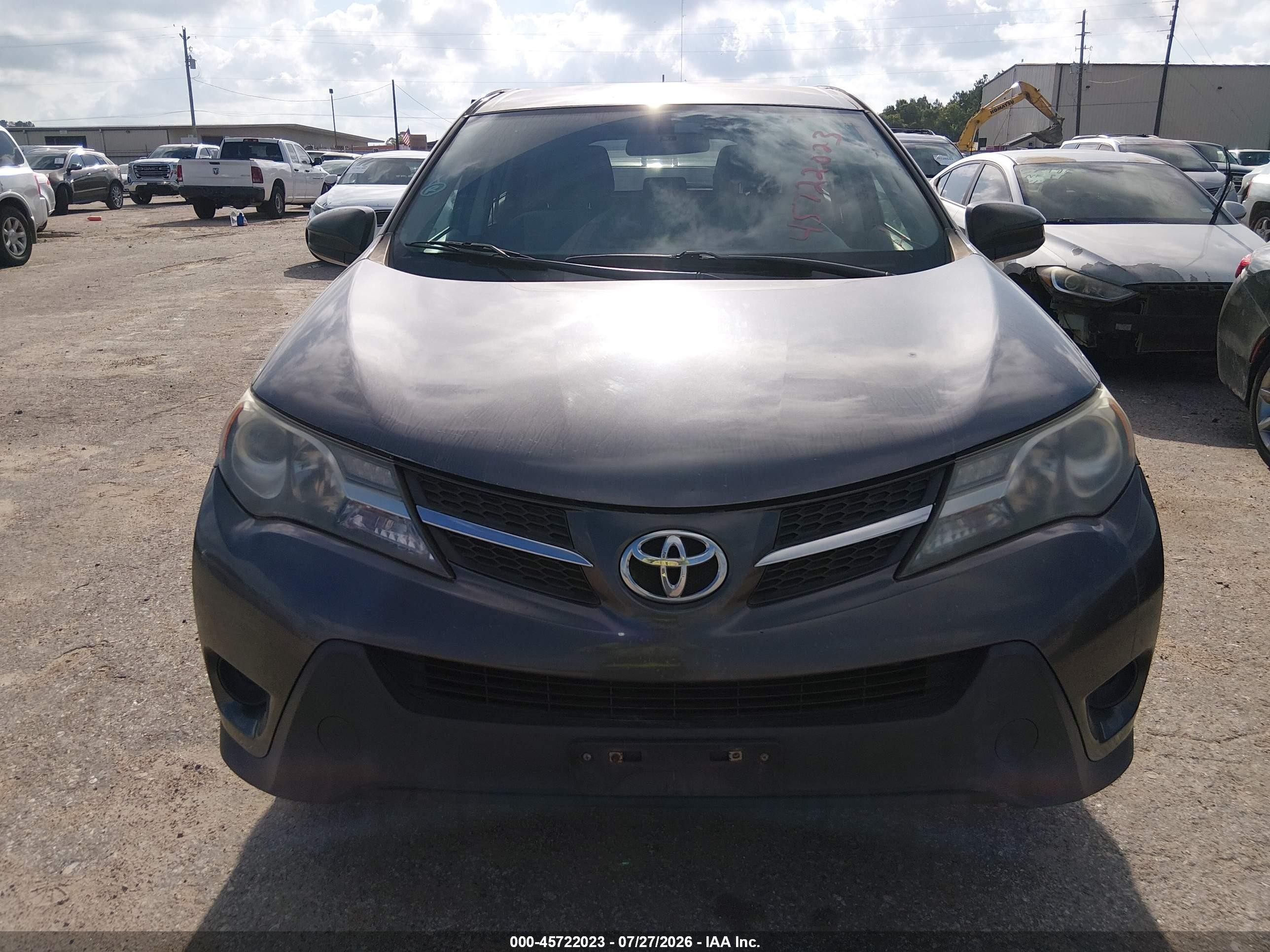 2013 Toyota Rav4 Le Gray vin: 2T3BFREV0DW037261