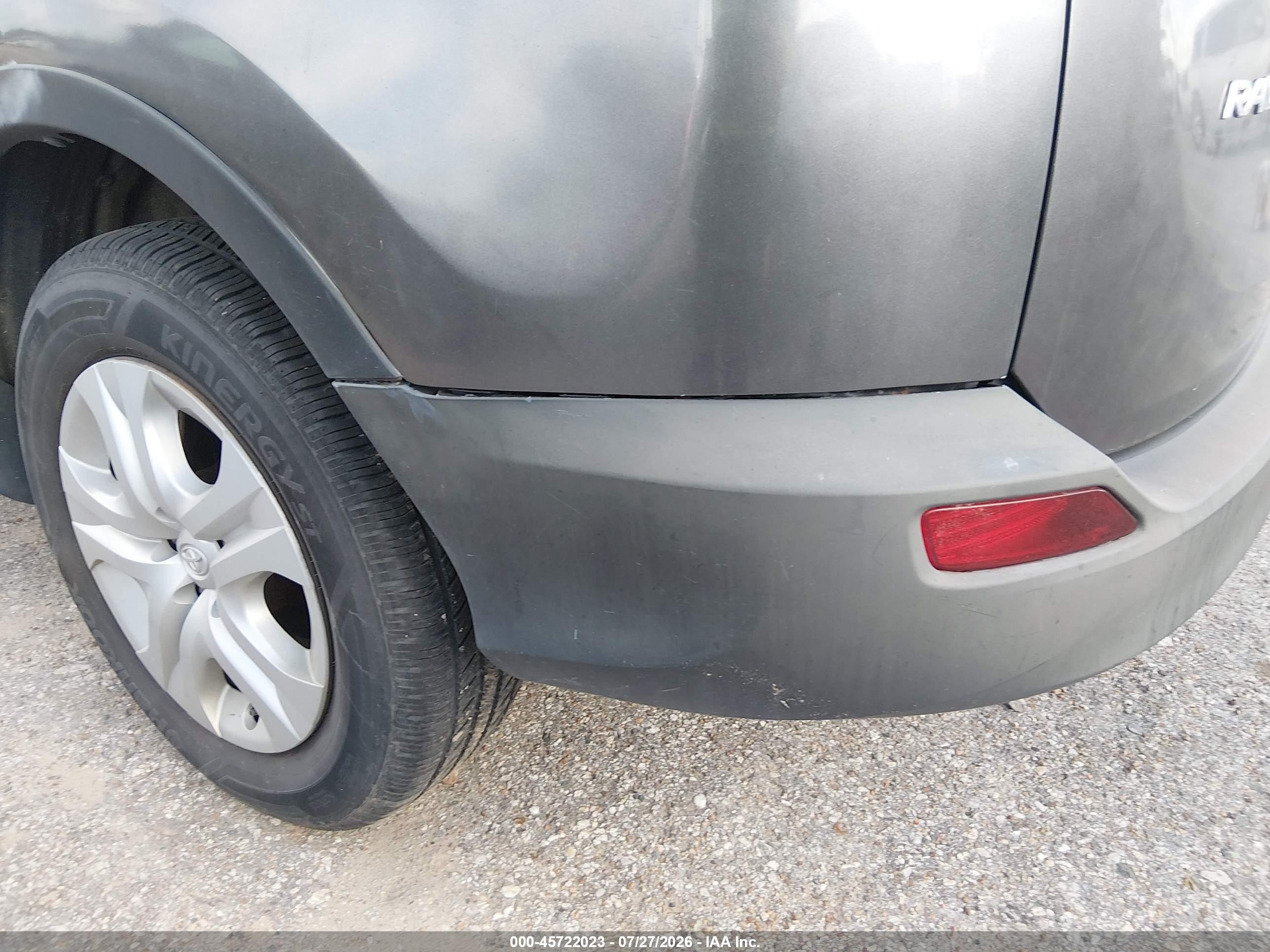 2013 Toyota Rav4 Le Gray vin: 2T3BFREV0DW037261