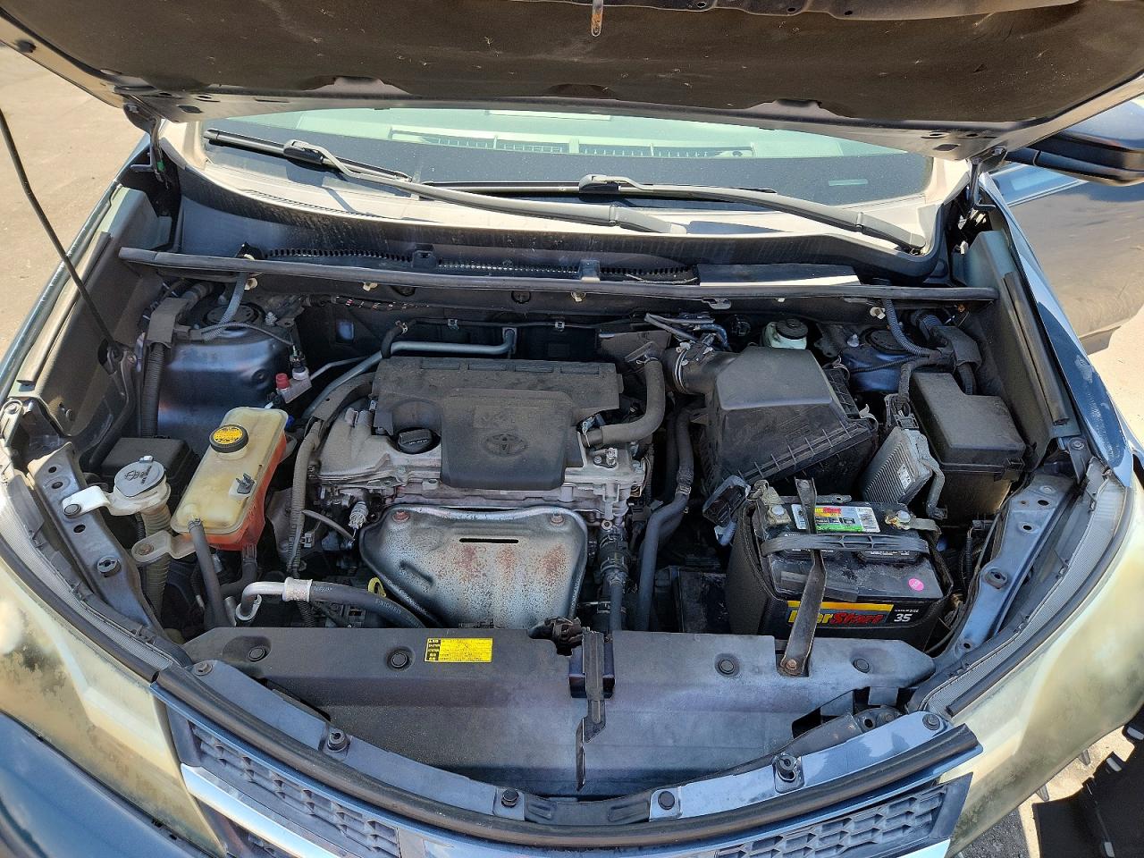 2013 Toyota Rav4 Le Синий vin: 2T3BFREV0DW038488