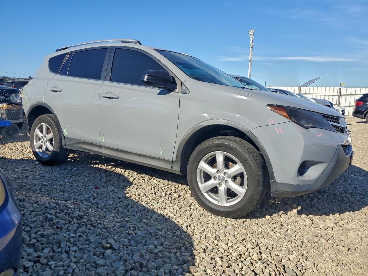 2013 Toyota Rav4 Le Серый vin: 2T3BFREV0DW052522