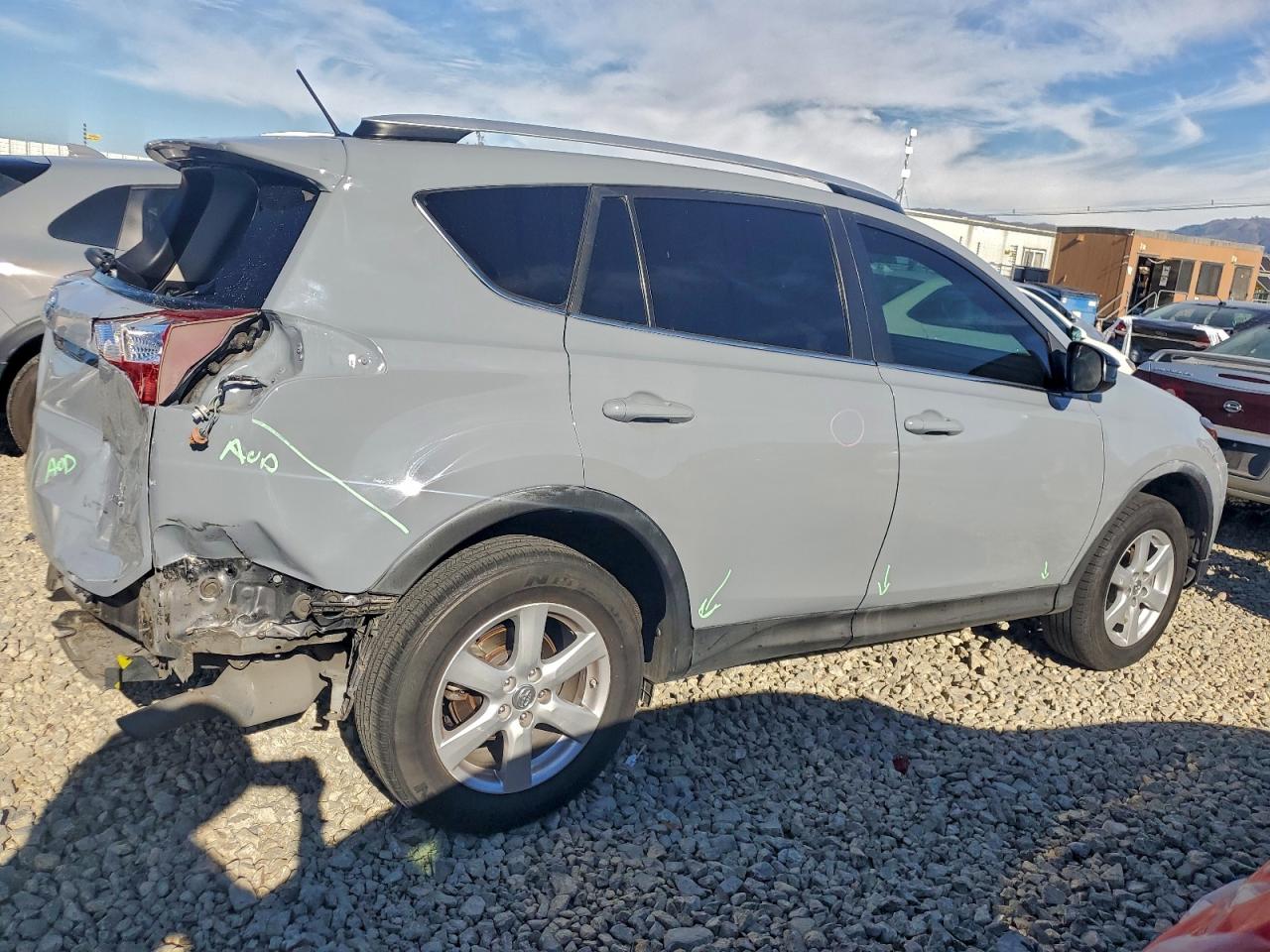 2013 Toyota Rav4 Le Серый vin: 2T3BFREV0DW052522