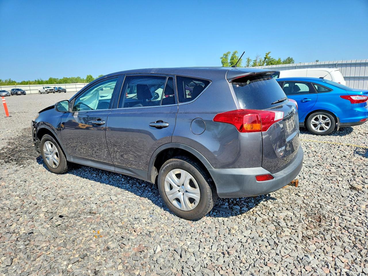 2013 Toyota Rav4 Le Gray vin: 2T3BFREV0DW063407