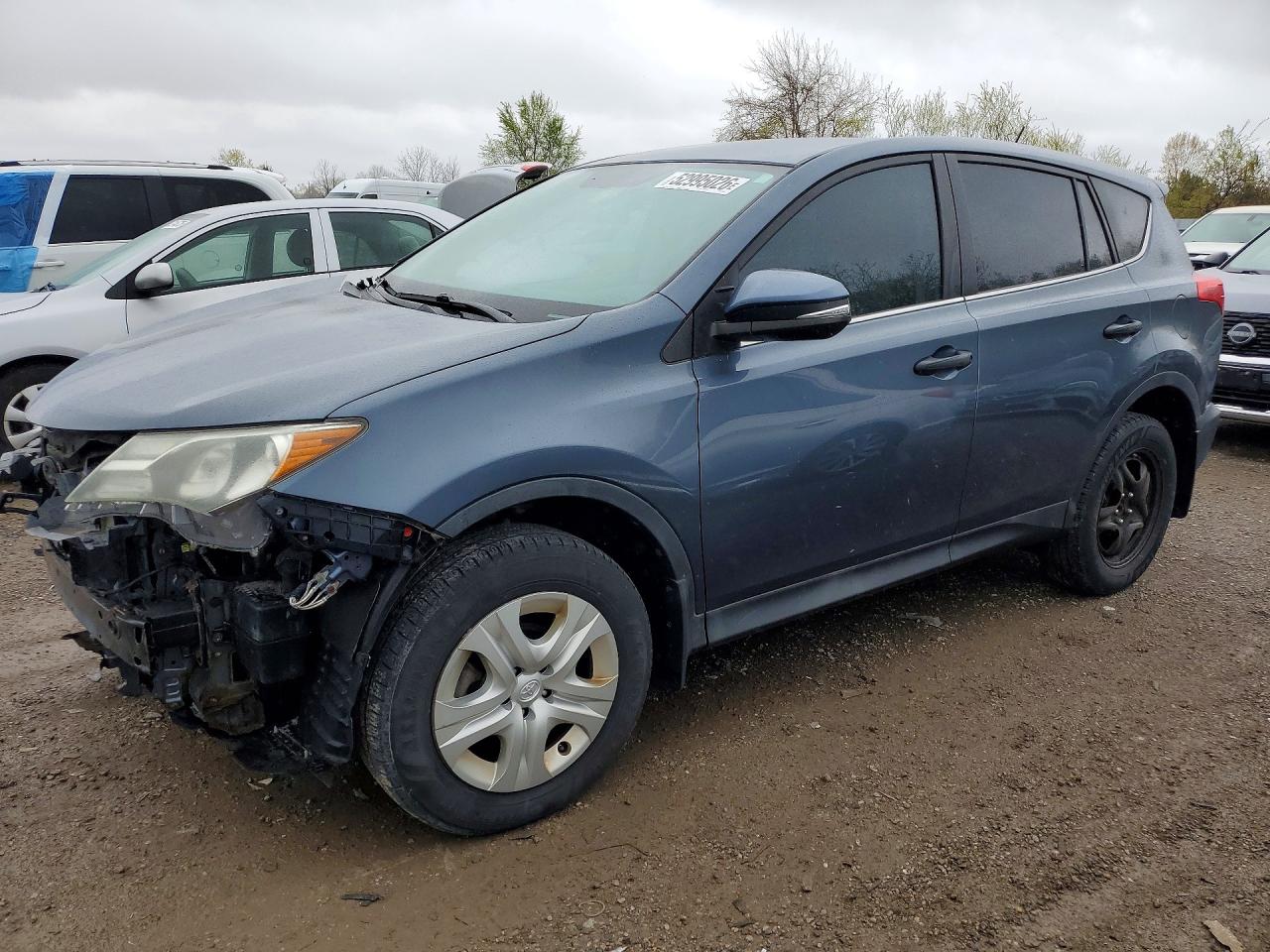 2013 Toyota Rav4 Le Blue vin: 2T3BFREV0DW065884