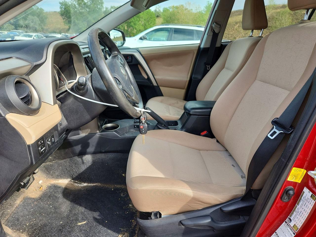 2013 Toyota Rav4 Le Красный vin: 2T3BFREV0DW071877