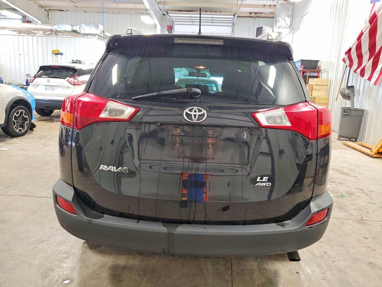 2013 Toyota Rav4 Le Черный vin: 2T3BFREV0DW122228