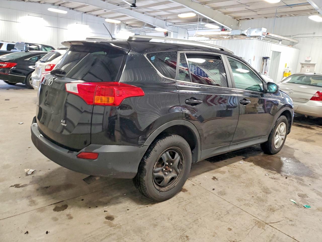 2013 Toyota Rav4 Le Черный vin: 2T3BFREV0DW122228