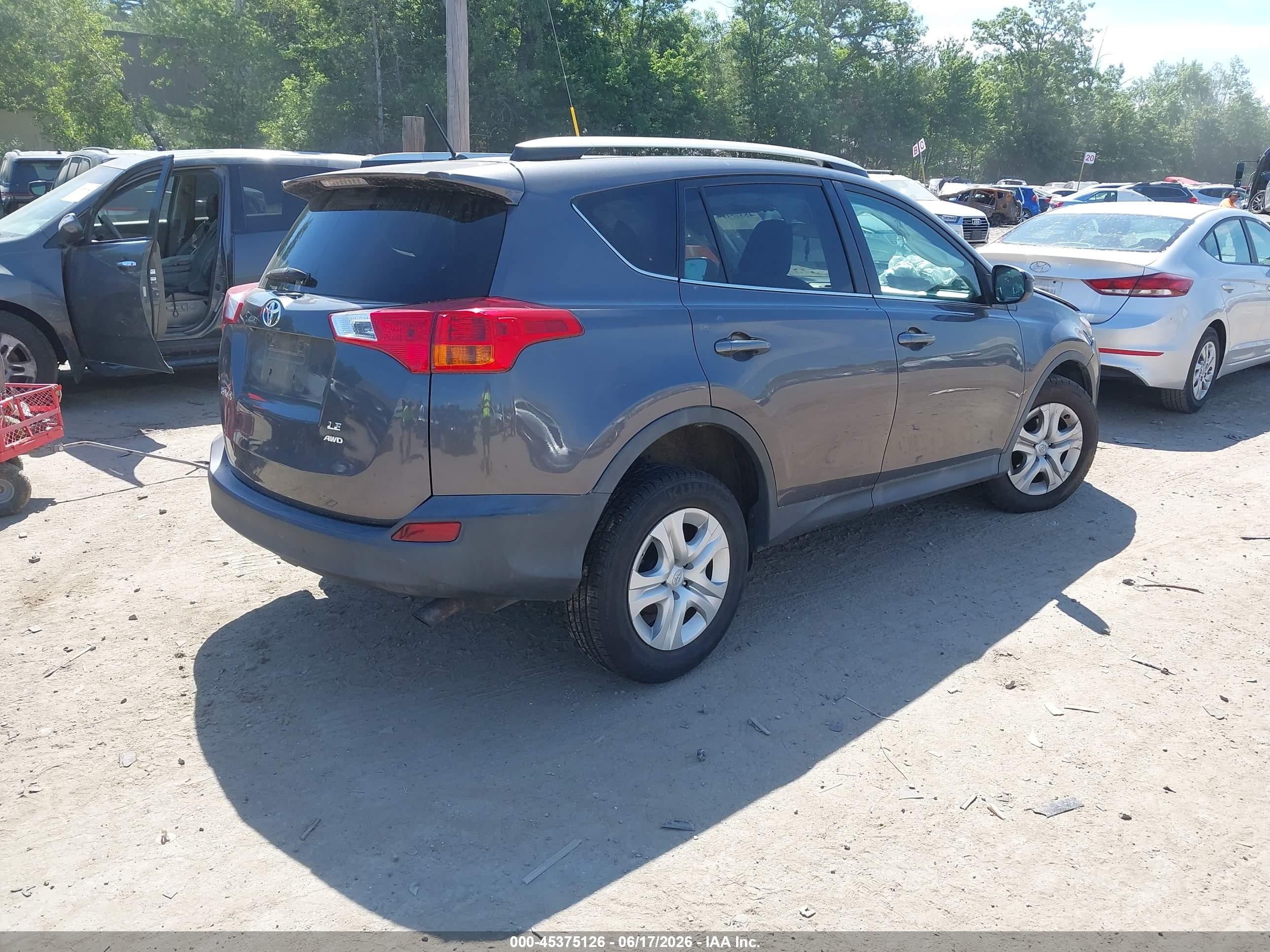 2014 Toyota Rav4 Le Black vin: 2T3BFREV0EW192846