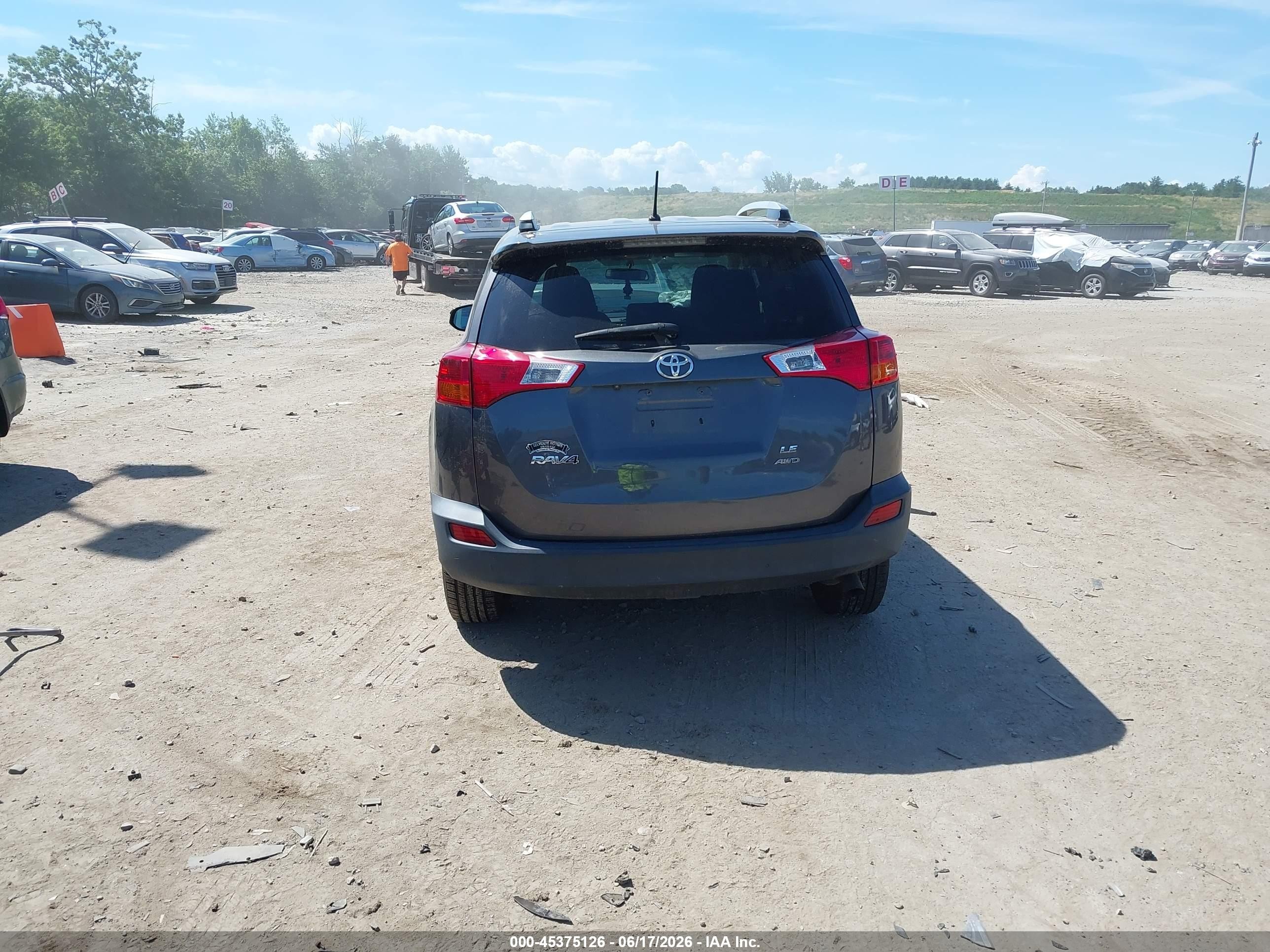 2014 Toyota Rav4 Le Black vin: 2T3BFREV0EW192846